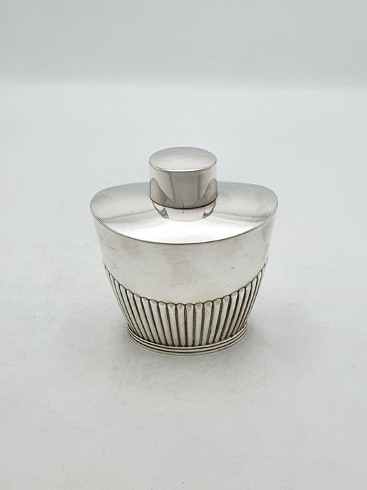 Antique Edwardian Mappin & Webb Silver Plated Tea Canister – circa 1905