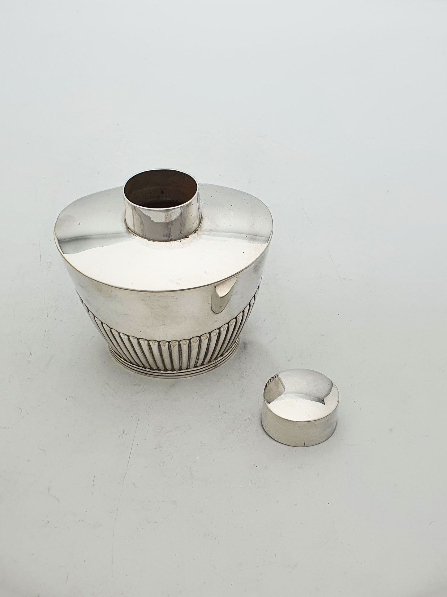 Antique Edwardian Mappin & Webb Silver Plated Tea Canister – circa 1905