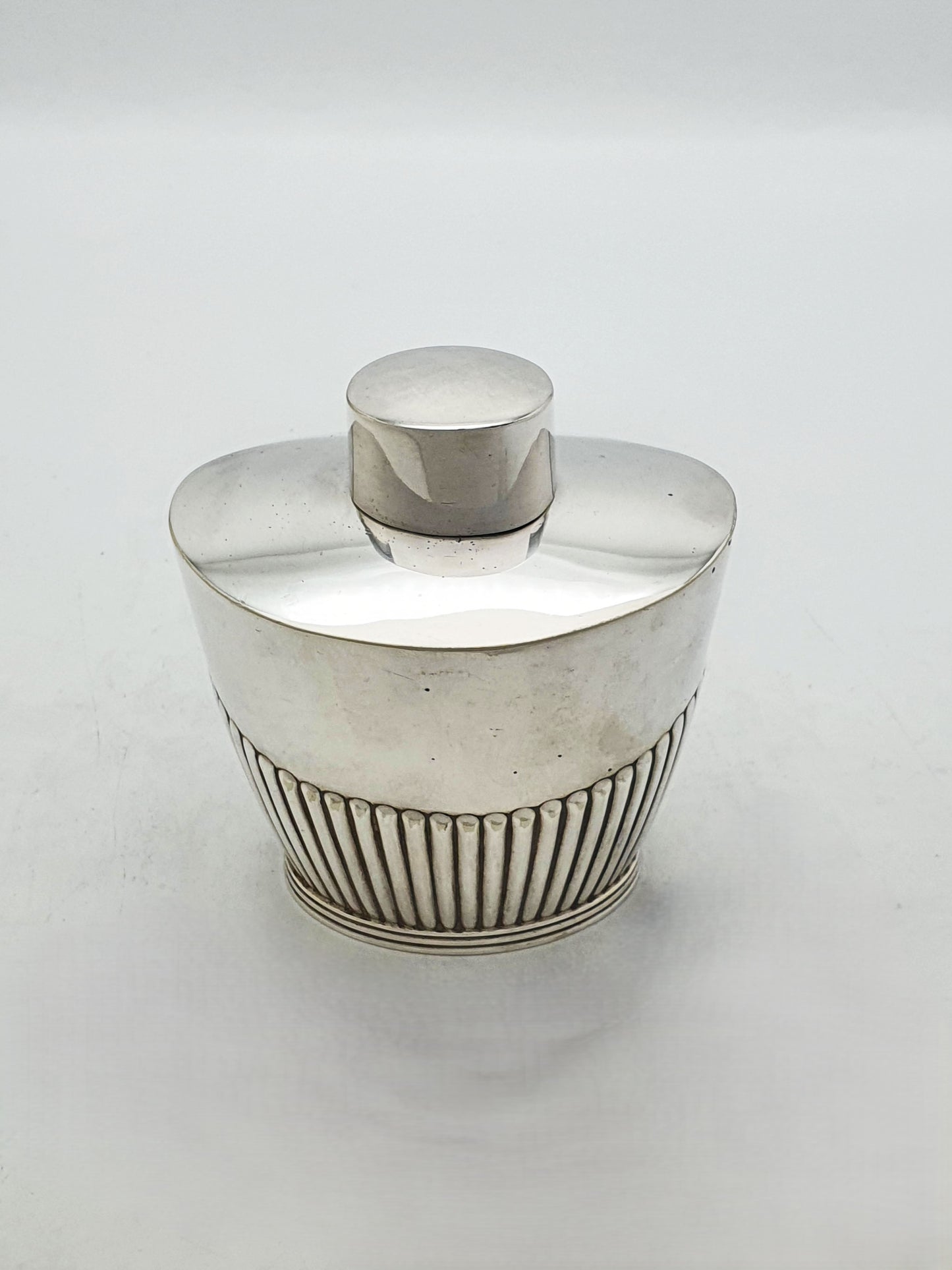 Antique Edwardian Mappin & Webb Silver Plated Tea Canister – circa 1905