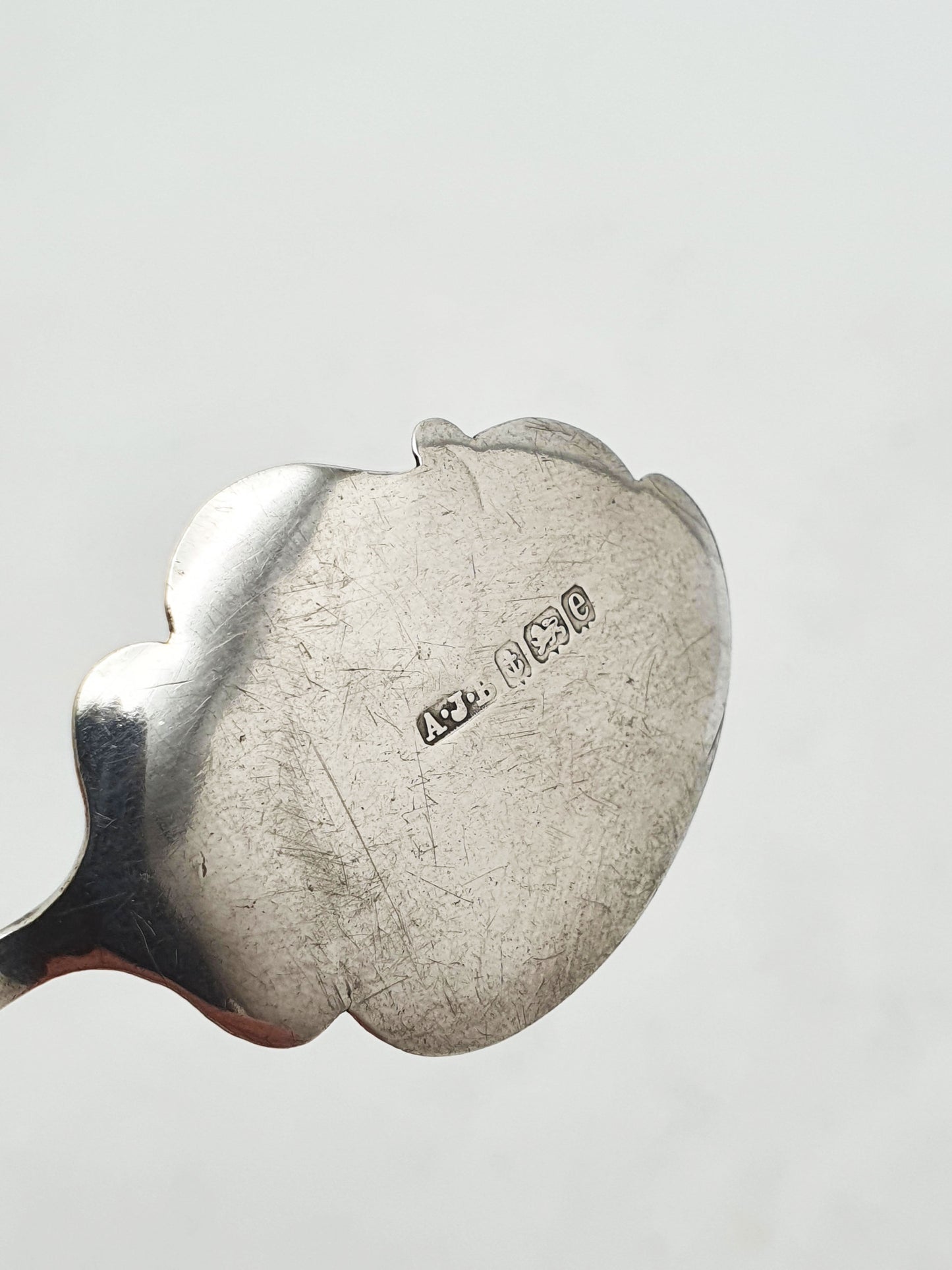 Antique Edwardian Sterling Silver Jam Spoon - 1904