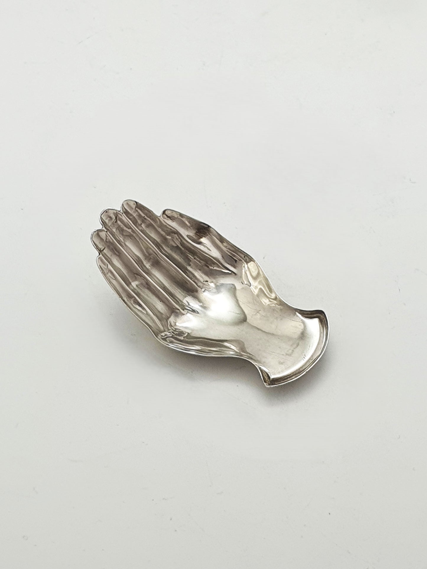 Unusual Antique George V Novelty Sterling Silver Tea Caddy Spoon - 1922