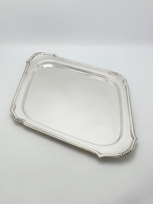Nice Art Deco Silver Plated Diamond Shaped Cocktail Tray – circa 1925