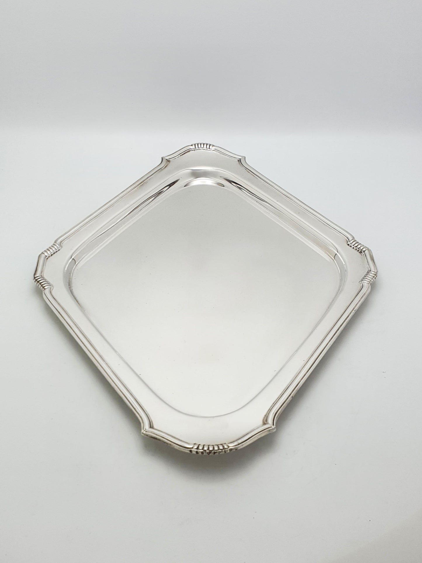 Nice Art Deco Silver Plated Diamond Shaped Cocktail Tray – circa 1925