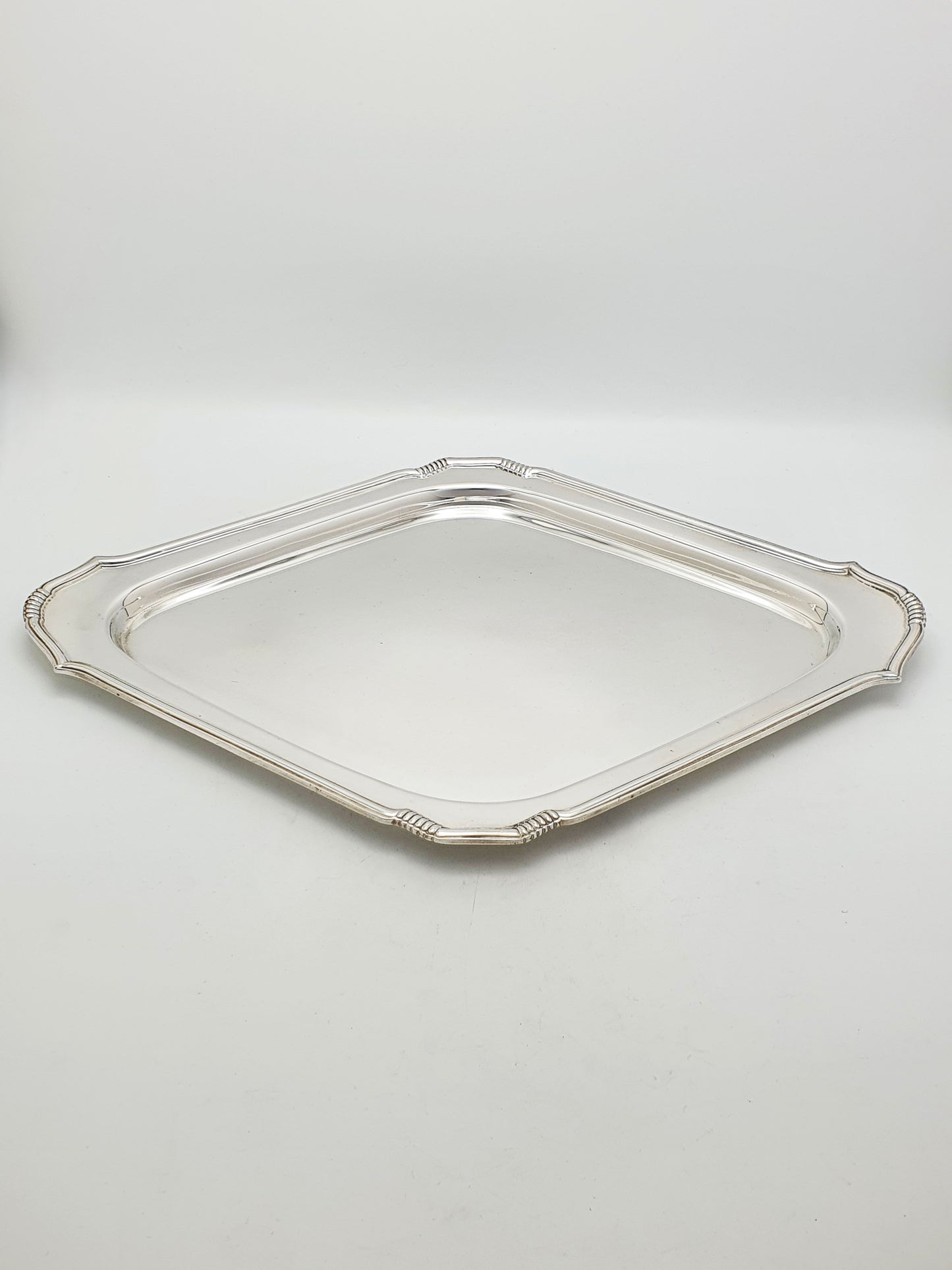 Nice Art Deco Silver Plated Diamond Shaped Cocktail Tray – circa 1925