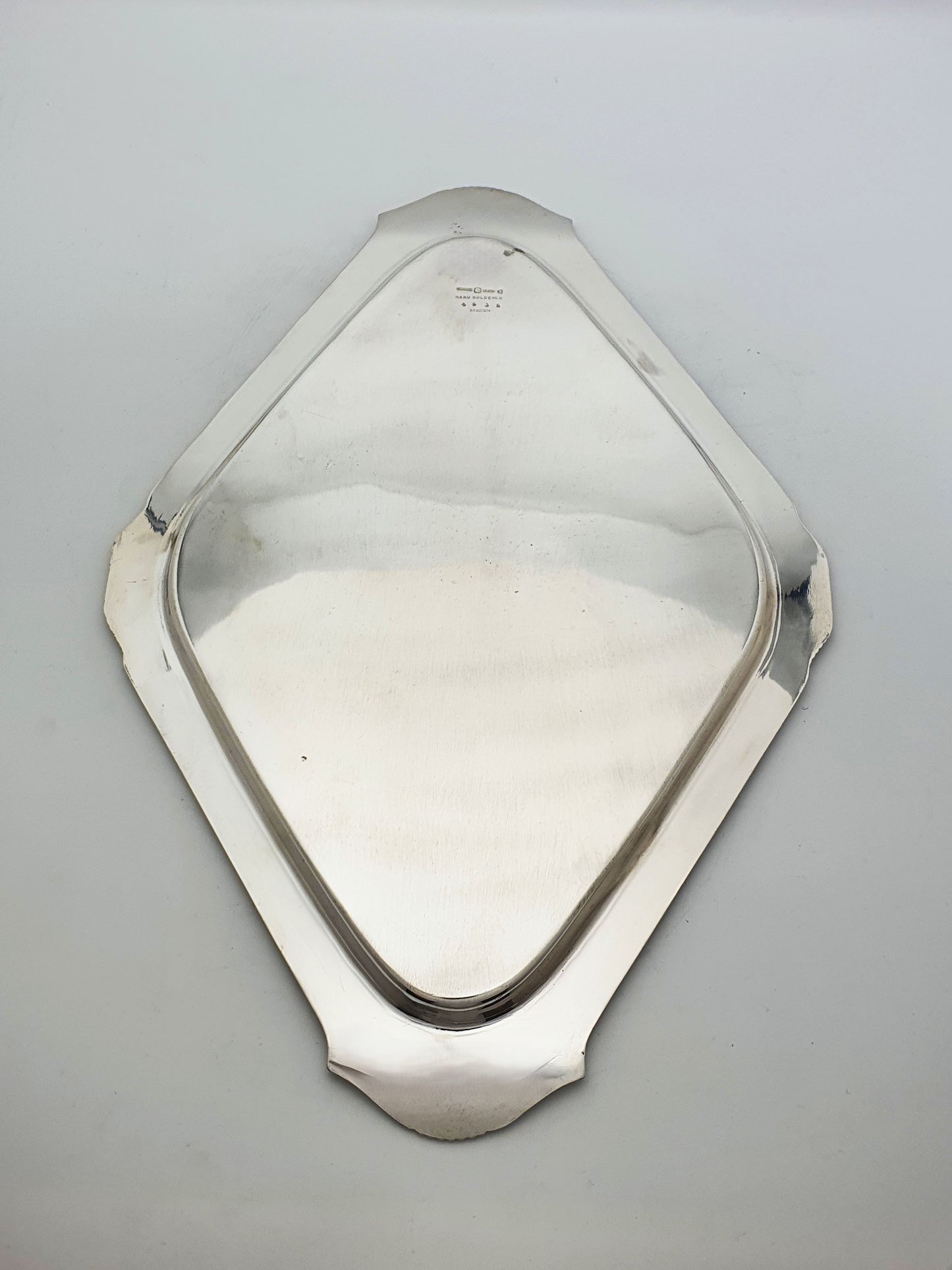 Nice Art Deco Silver Plated Diamond Shaped Cocktail Tray – circa 1925