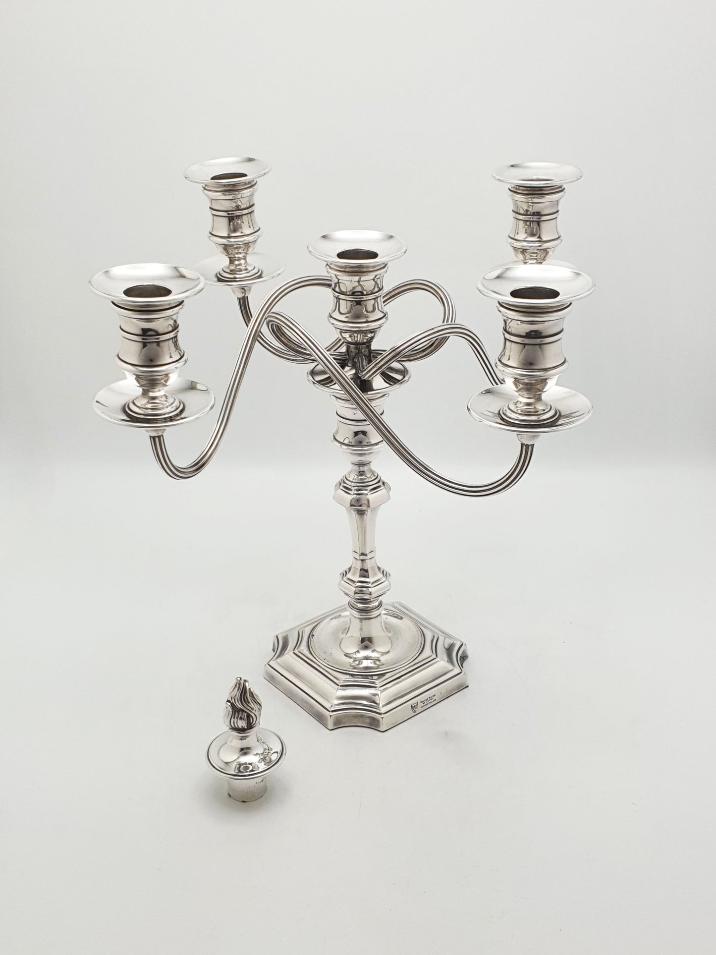 Splendid Antique Edwardian Silver Plated Five-Light Candelabrum – circa 1905