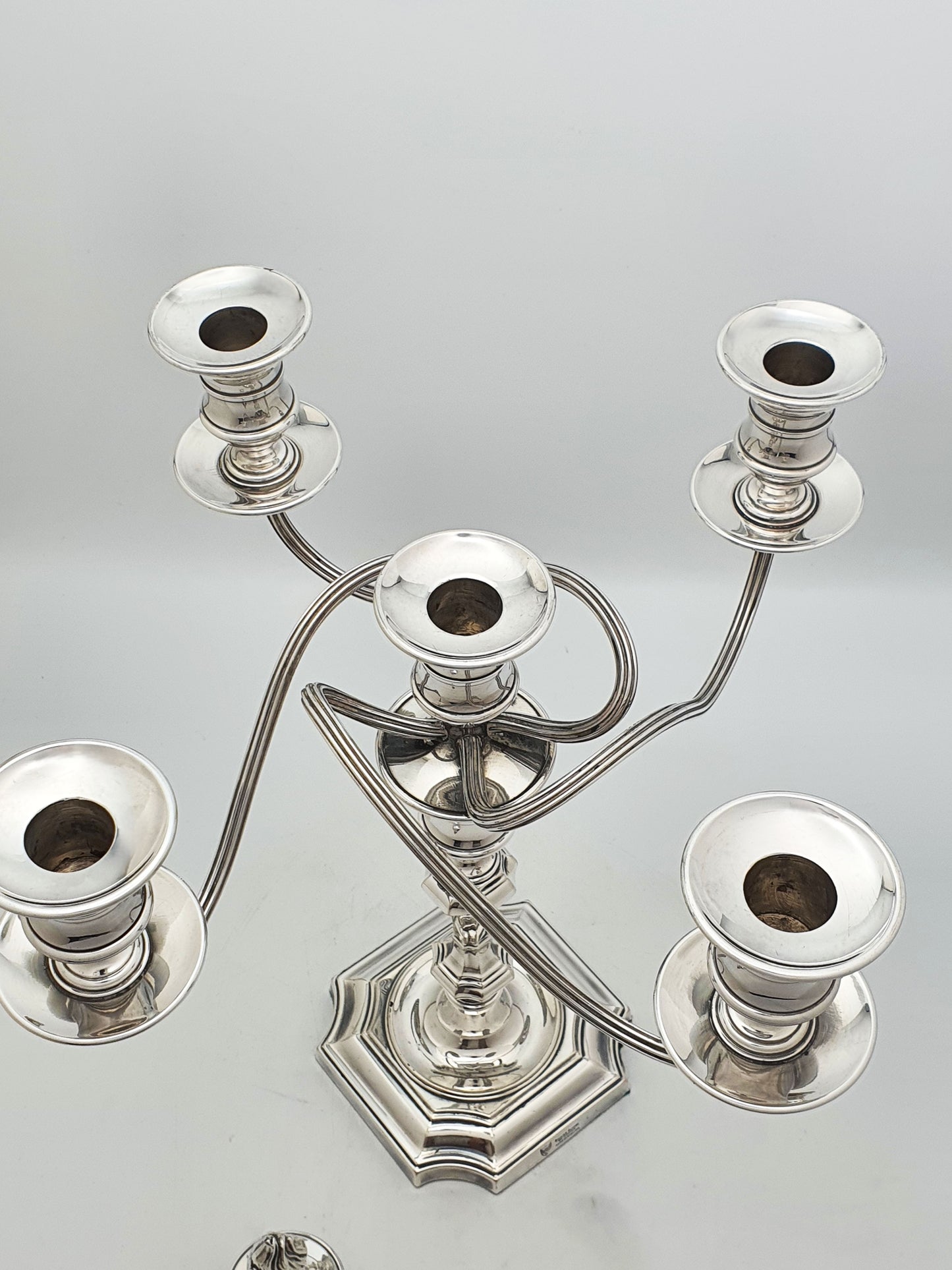 Splendid Antique Edwardian Silver Plated Five-Light Candelabrum – circa 1905