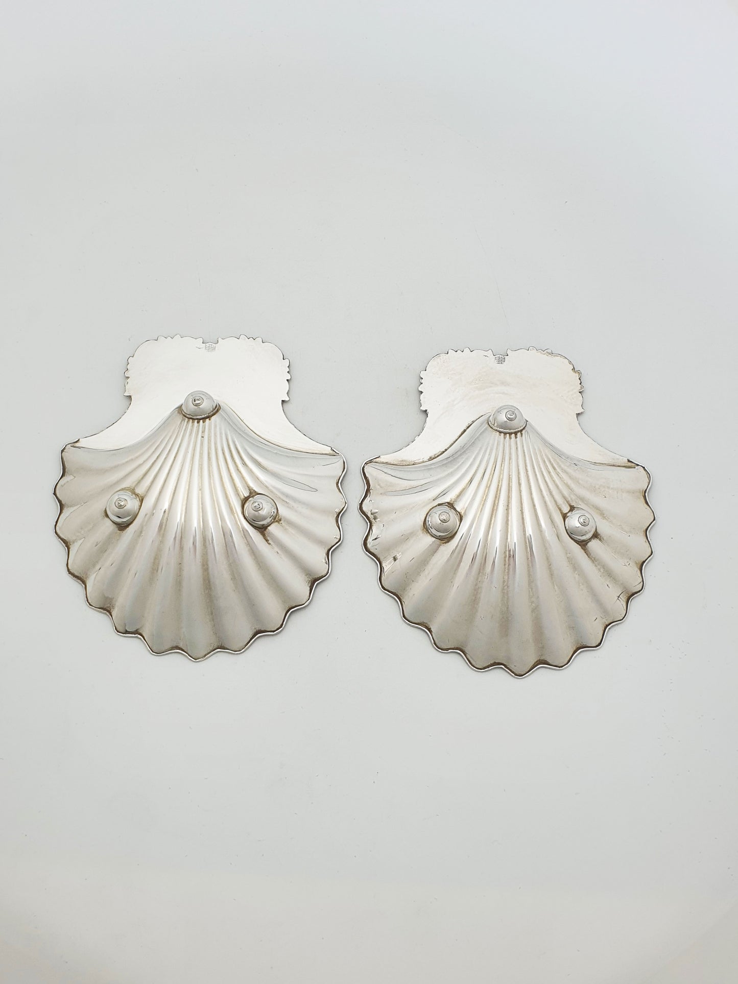 Fabulous Pair of Antique Georgian Sheffield Plated Butter Shells – circa 1830