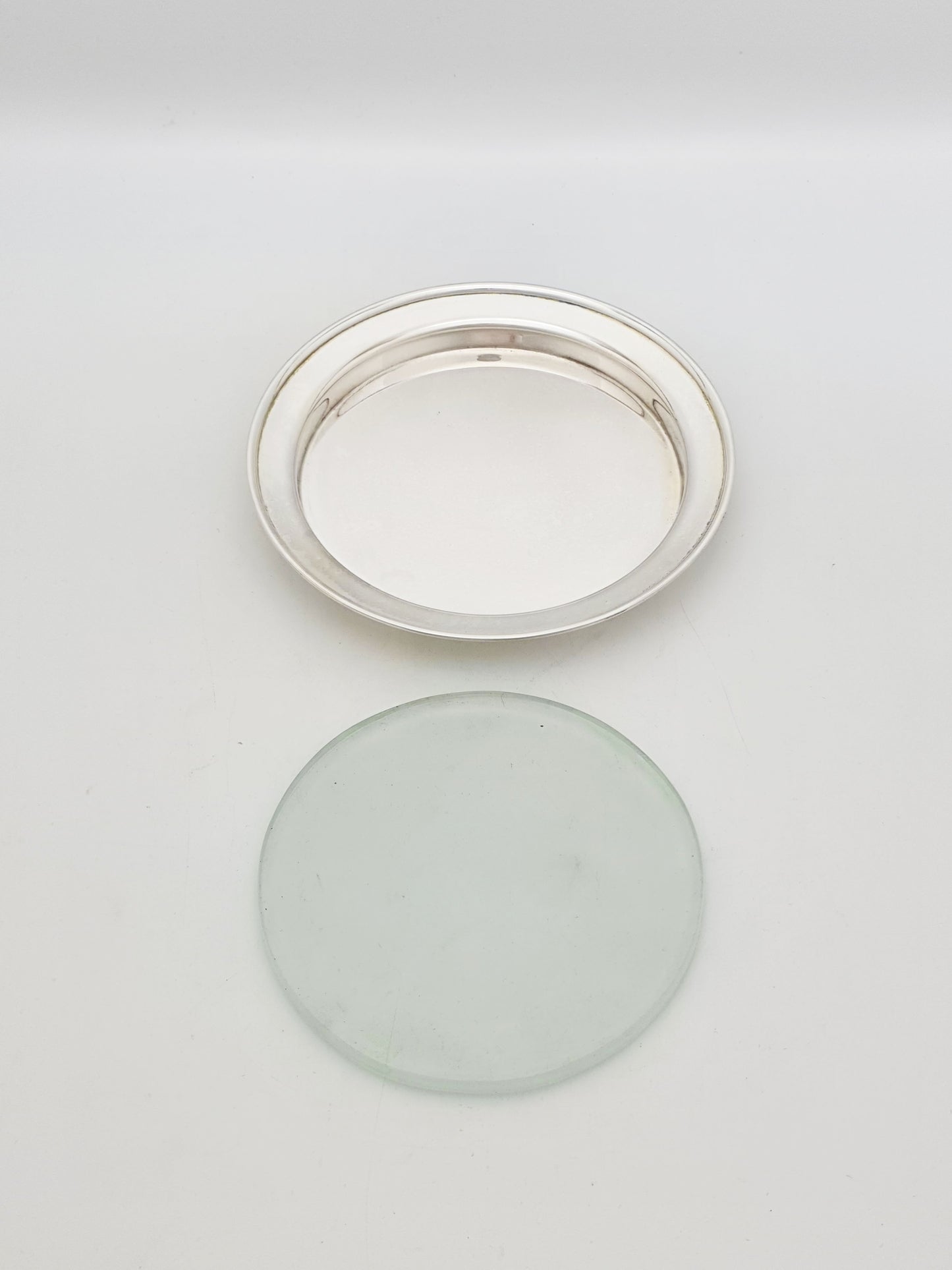 Lovely Antique Silver Plated Cheese Dish With Cut Glass Dome – circa 1920