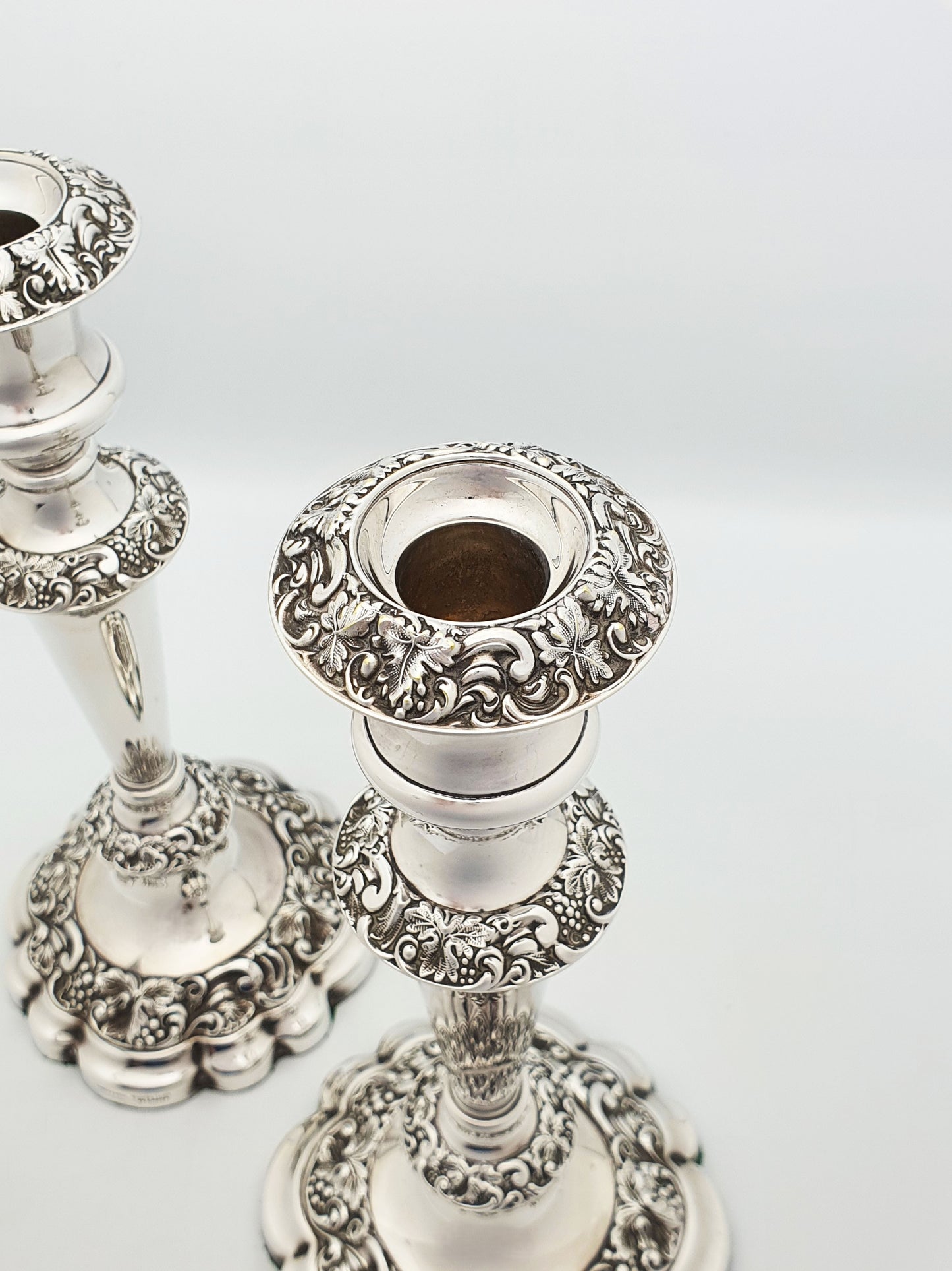 Nice Pair of Mappin & Webb Silver Plated Candlesticks – circa 1920