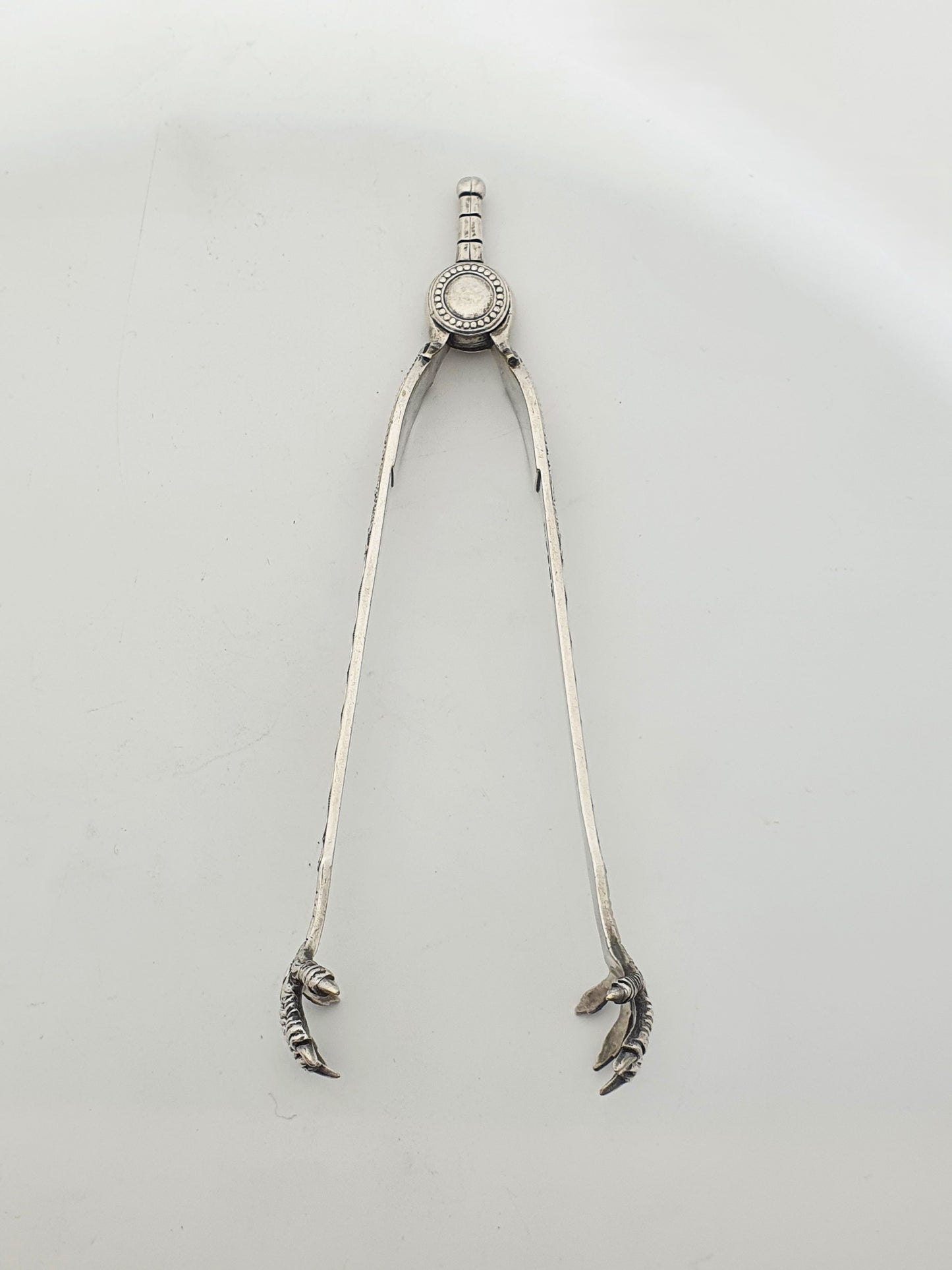 Splendid Antique Victorian Silver Plated Bird Claw Ice Tongs – circa 1930