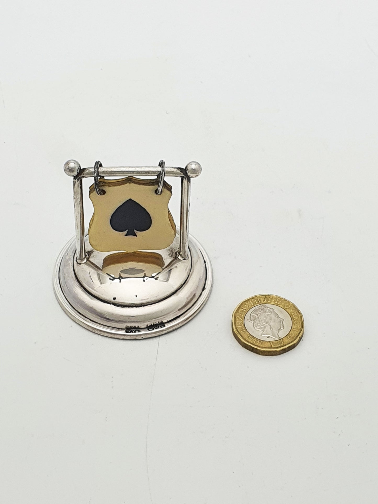 Nice Antique Sterling Silver Trump Marker – Chester, 1921