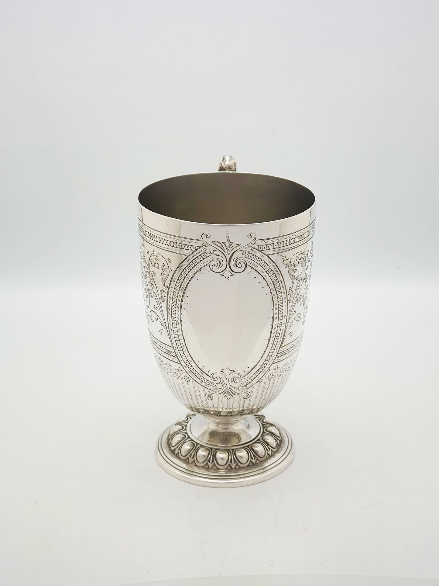 Fabulous Antique Edwardian Silver Plated Tankard With Owl Handle – circa 1905