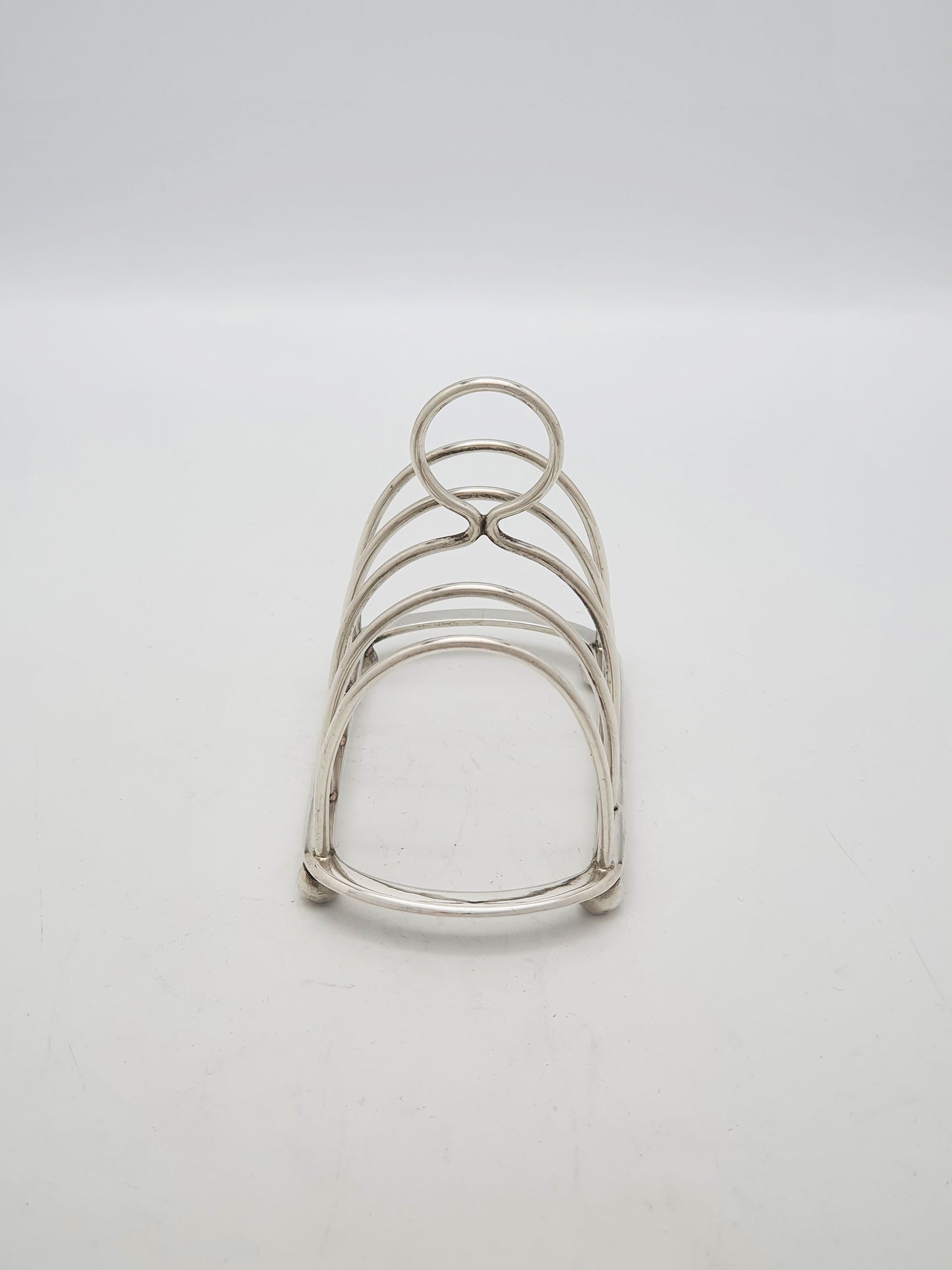 Nice Small Antique Victorian Sterling Silver Toast Rack – London, 1900