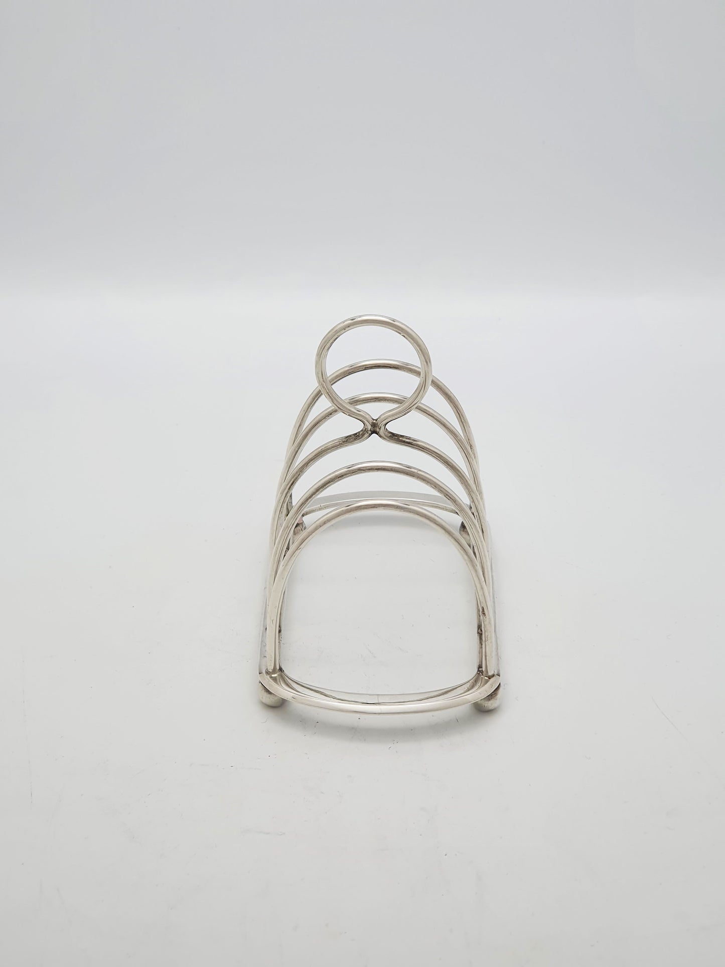 Nice Small Antique Victorian Sterling Silver Toast Rack – London, 1900