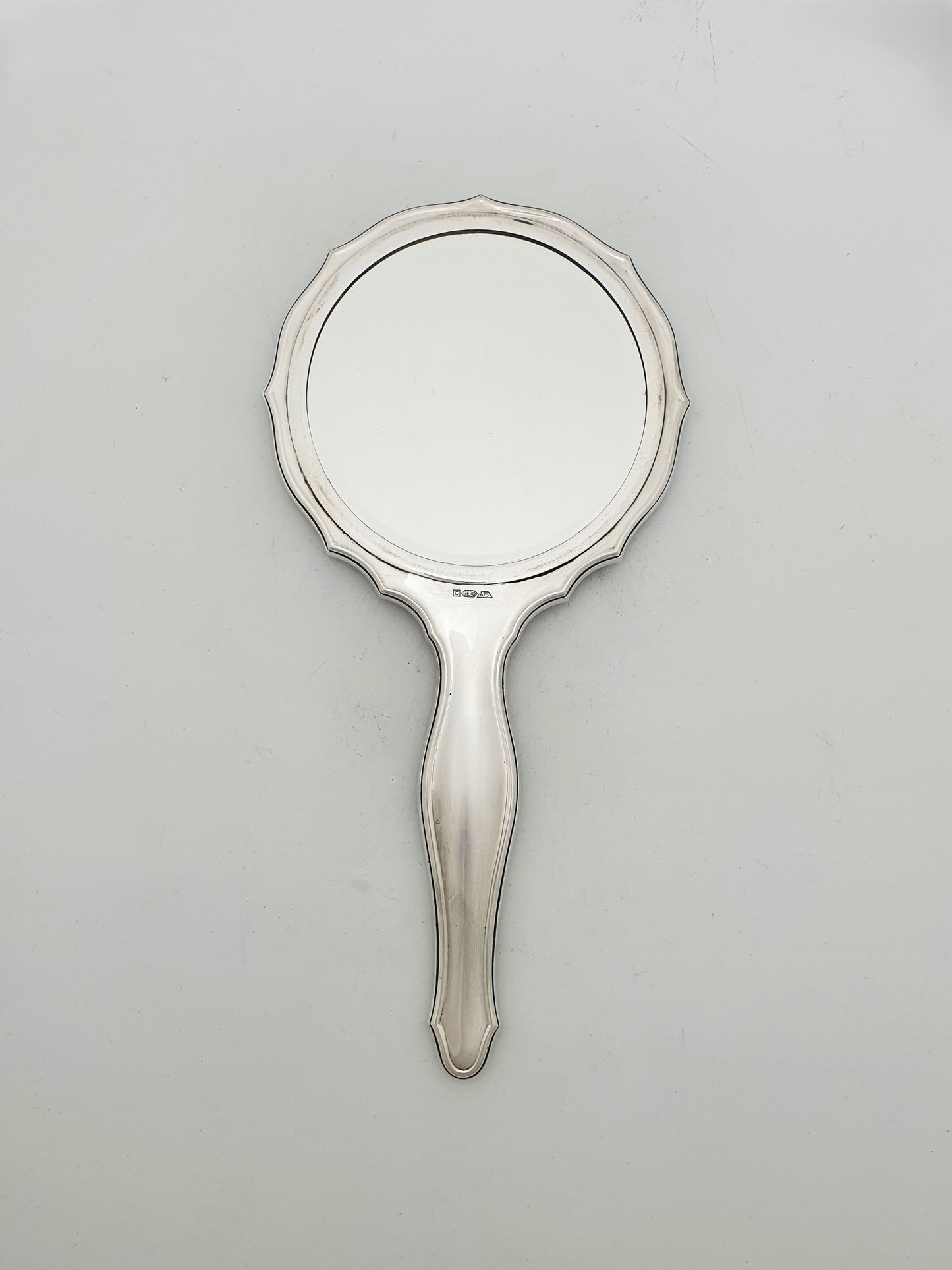 Vintage Dutch Silver Plated Hand Mirror – circa 1950