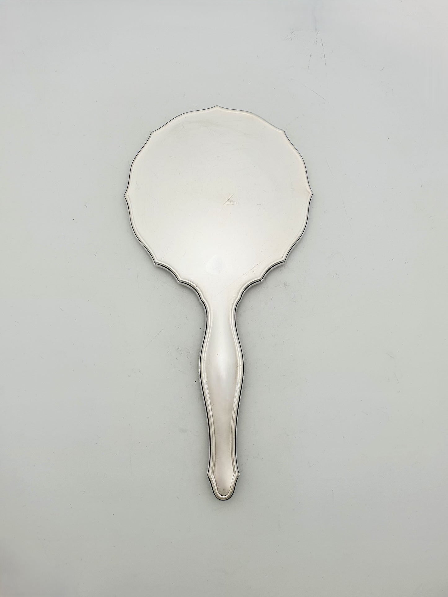 Vintage Dutch Silver Plated Hand Mirror – circa 1950