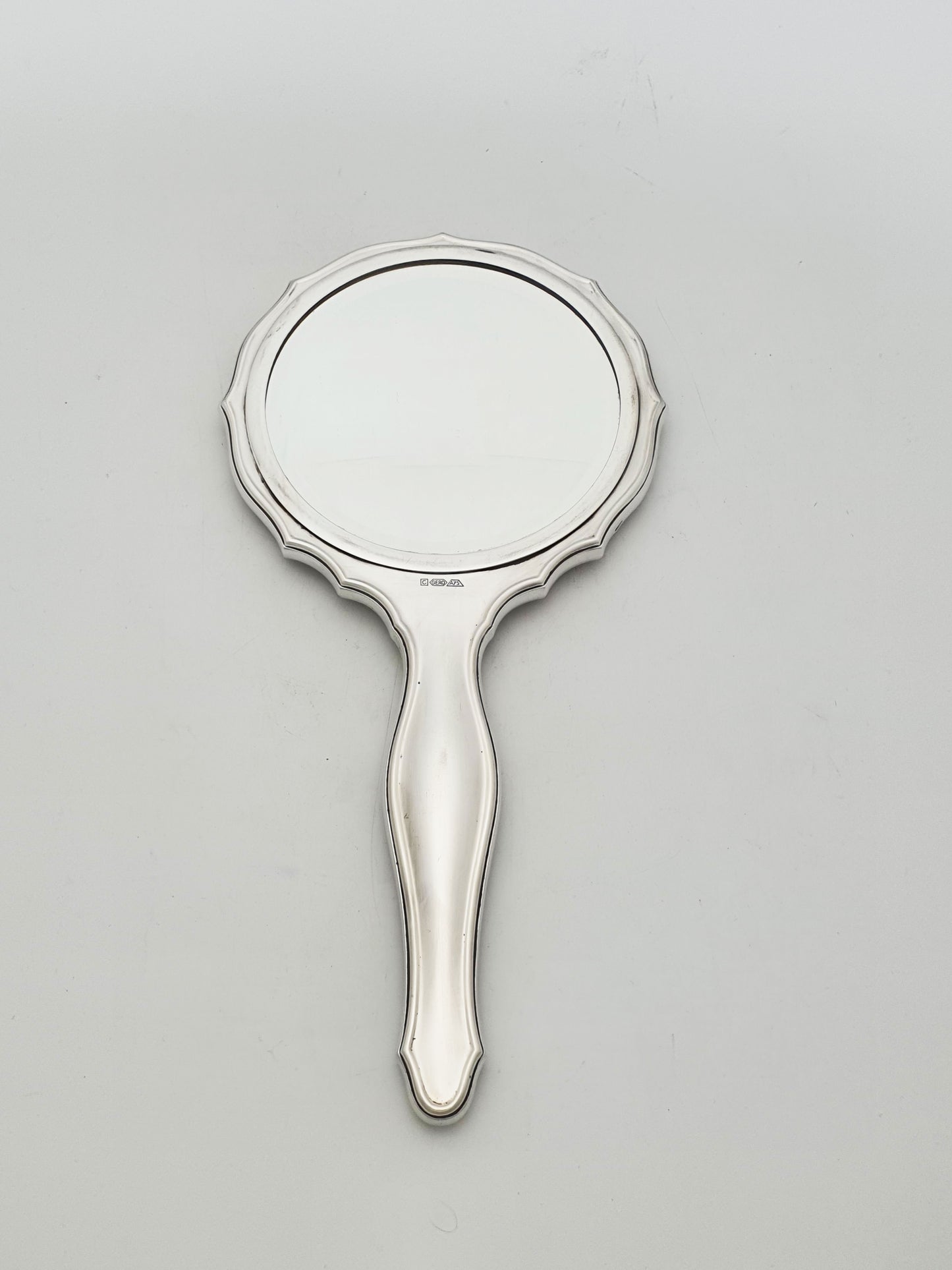 Vintage Dutch Silver Plated Hand Mirror – circa 1950