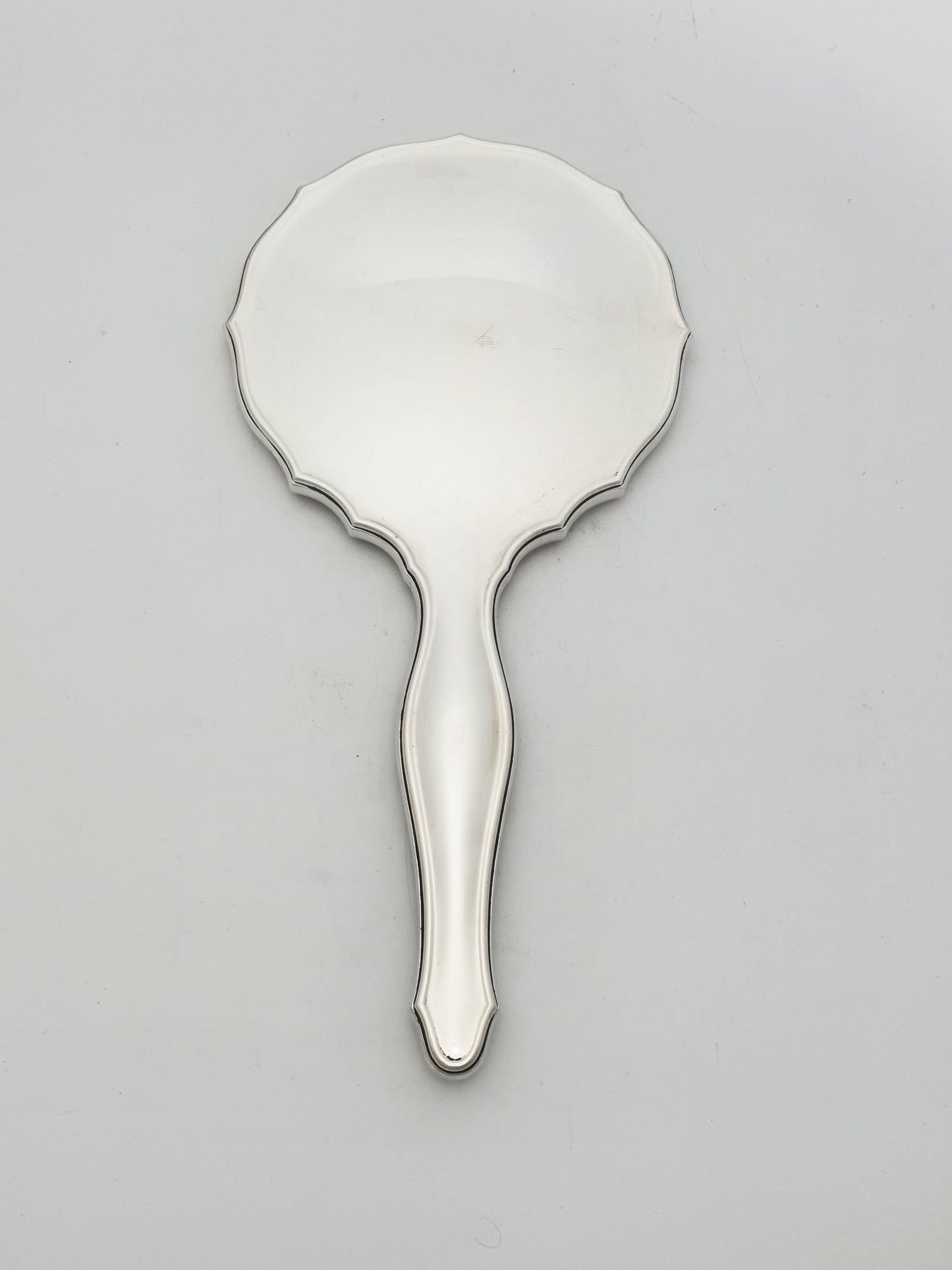 Vintage Dutch Silver Plated Hand Mirror – circa 1950