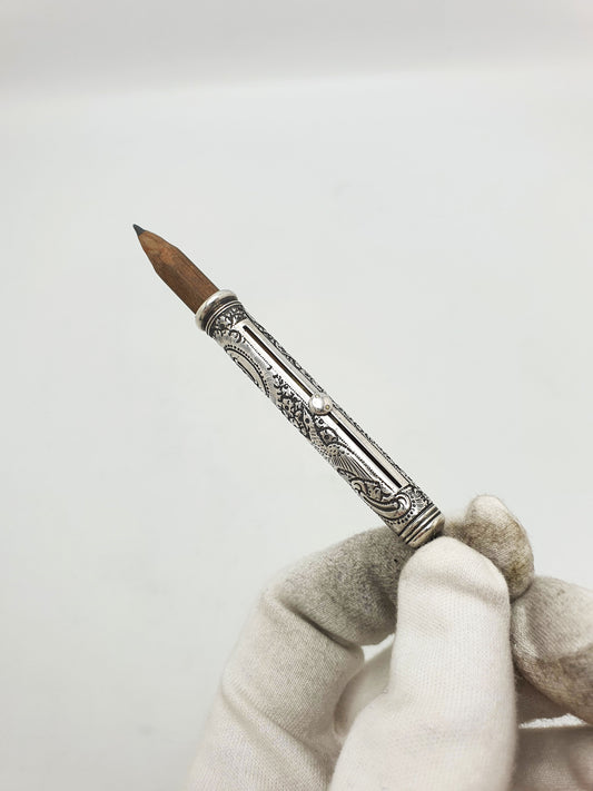 Antique Victorian Sterling Silver Propelling Pencil By S. Mordan & Co – circa 1880