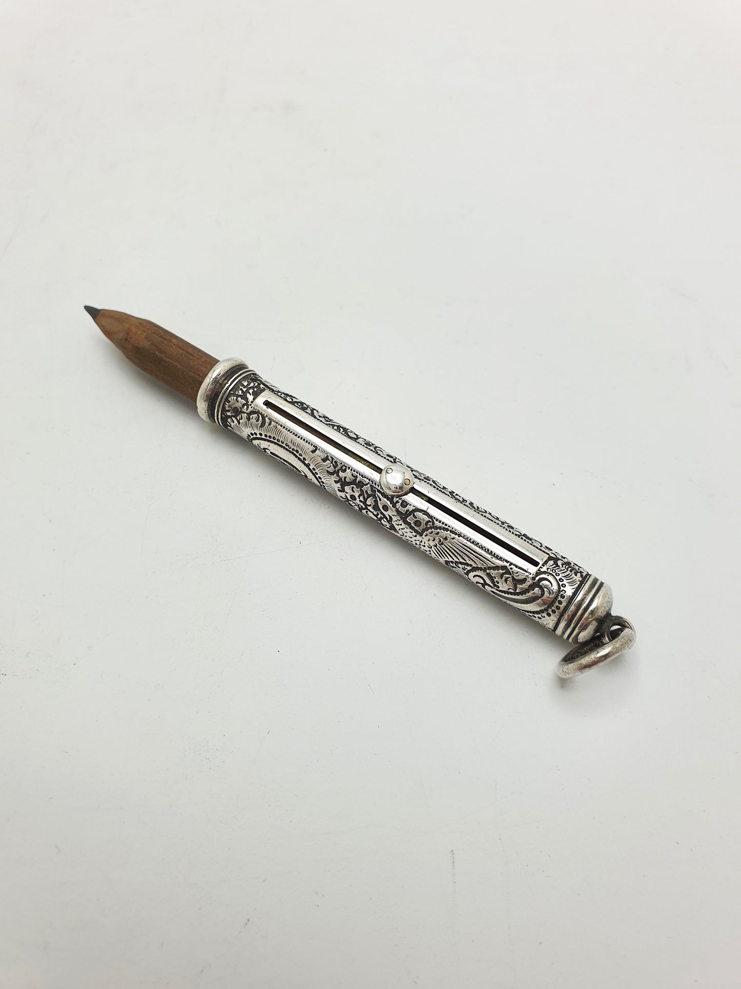 Antique Victorian Sterling Silver Propelling Pencil By S. Mordan & Co – circa 1880
