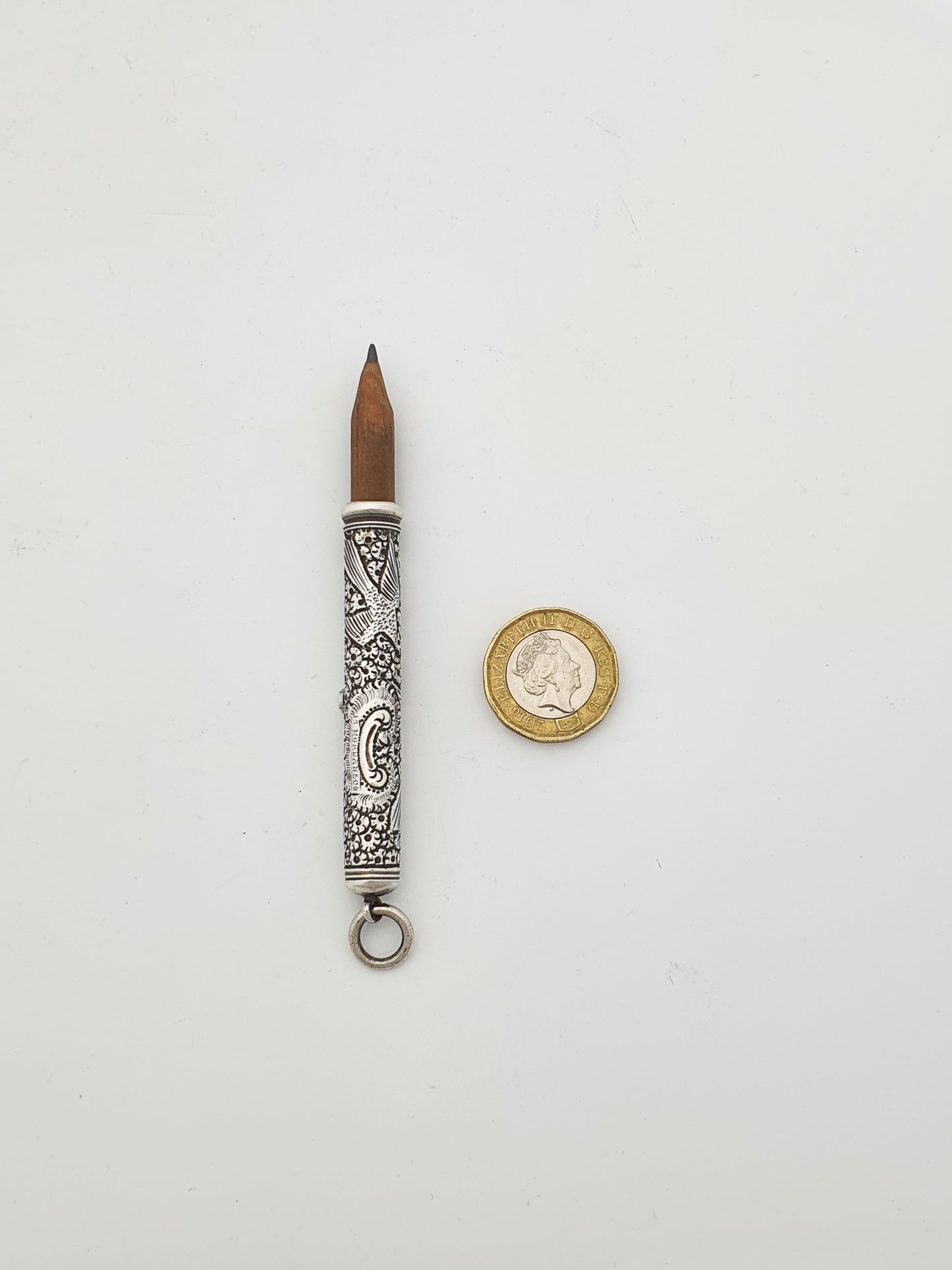 Antique Victorian Sterling Silver Propelling Pencil By S. Mordan & Co – circa 1880
