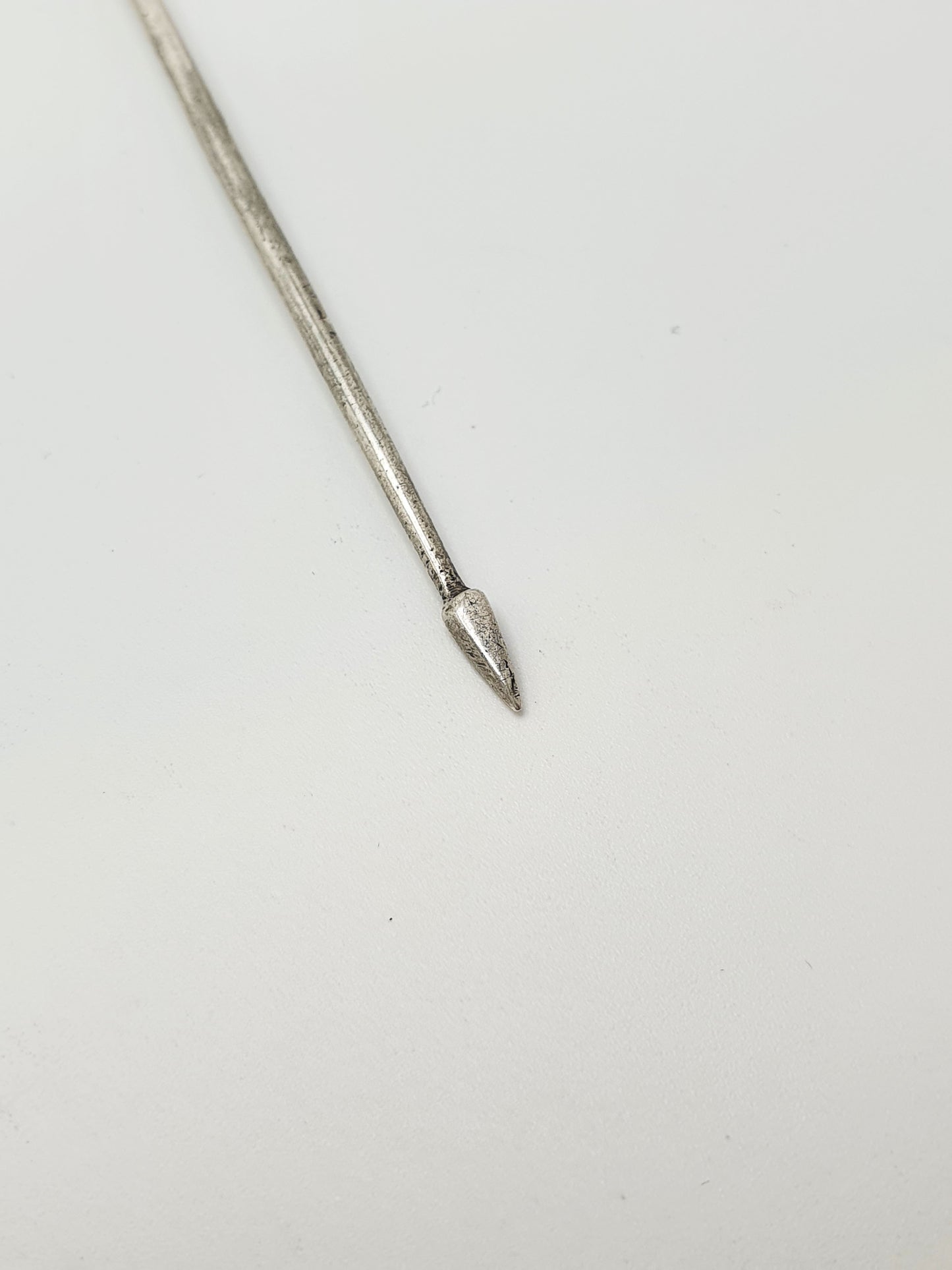 Antique Silver Mote Spoon With Pierced Bowl And Tapered Point – 1780