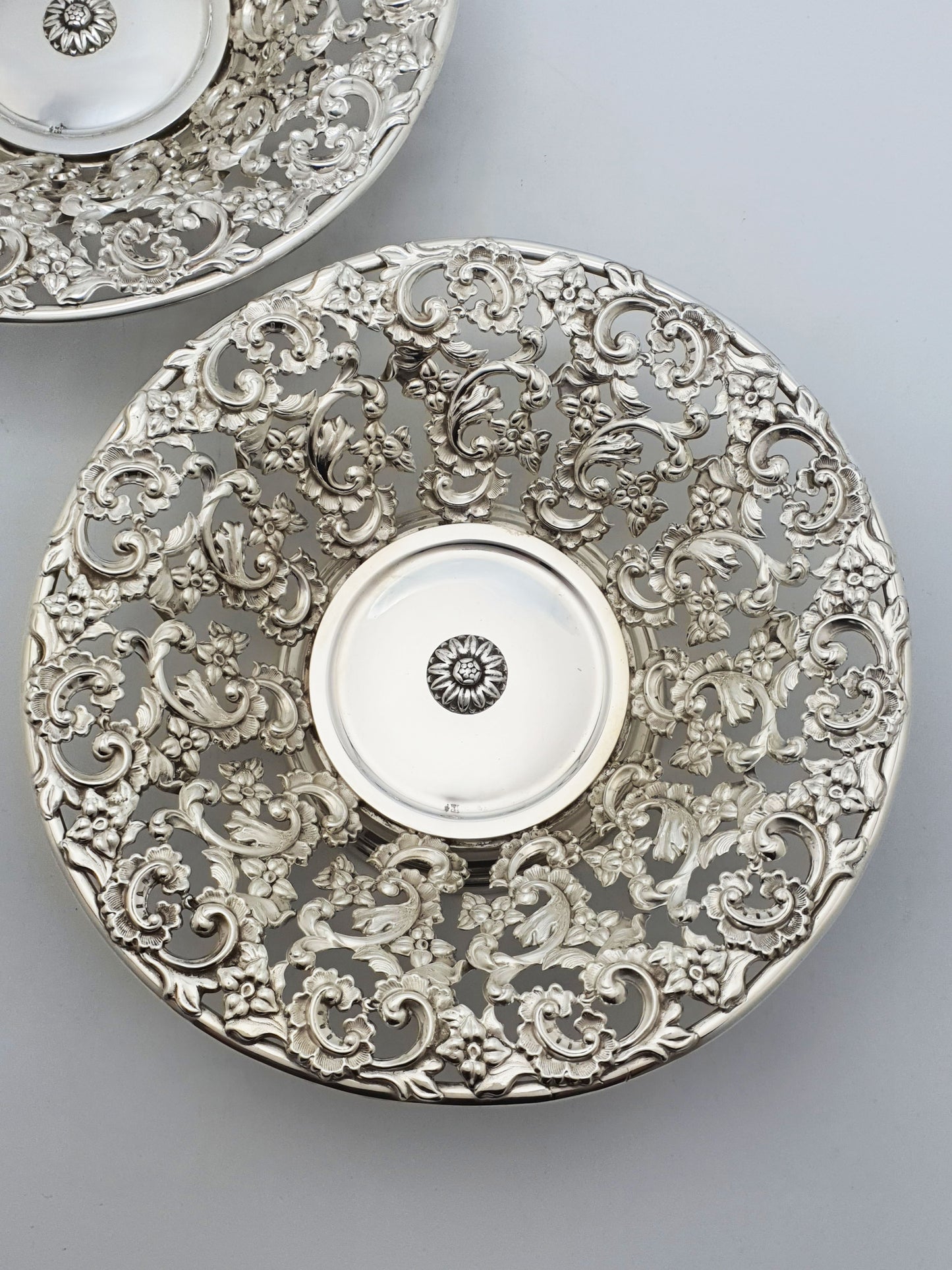 A Stunning Pair of Victorian Decorative Dishes - circa 1890