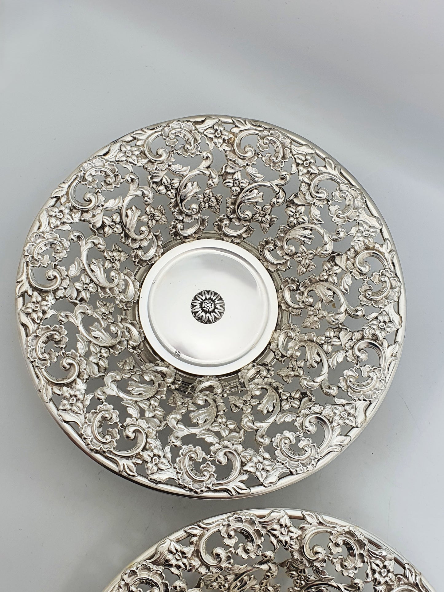A Stunning Pair of Victorian Decorative Dishes - circa 1890