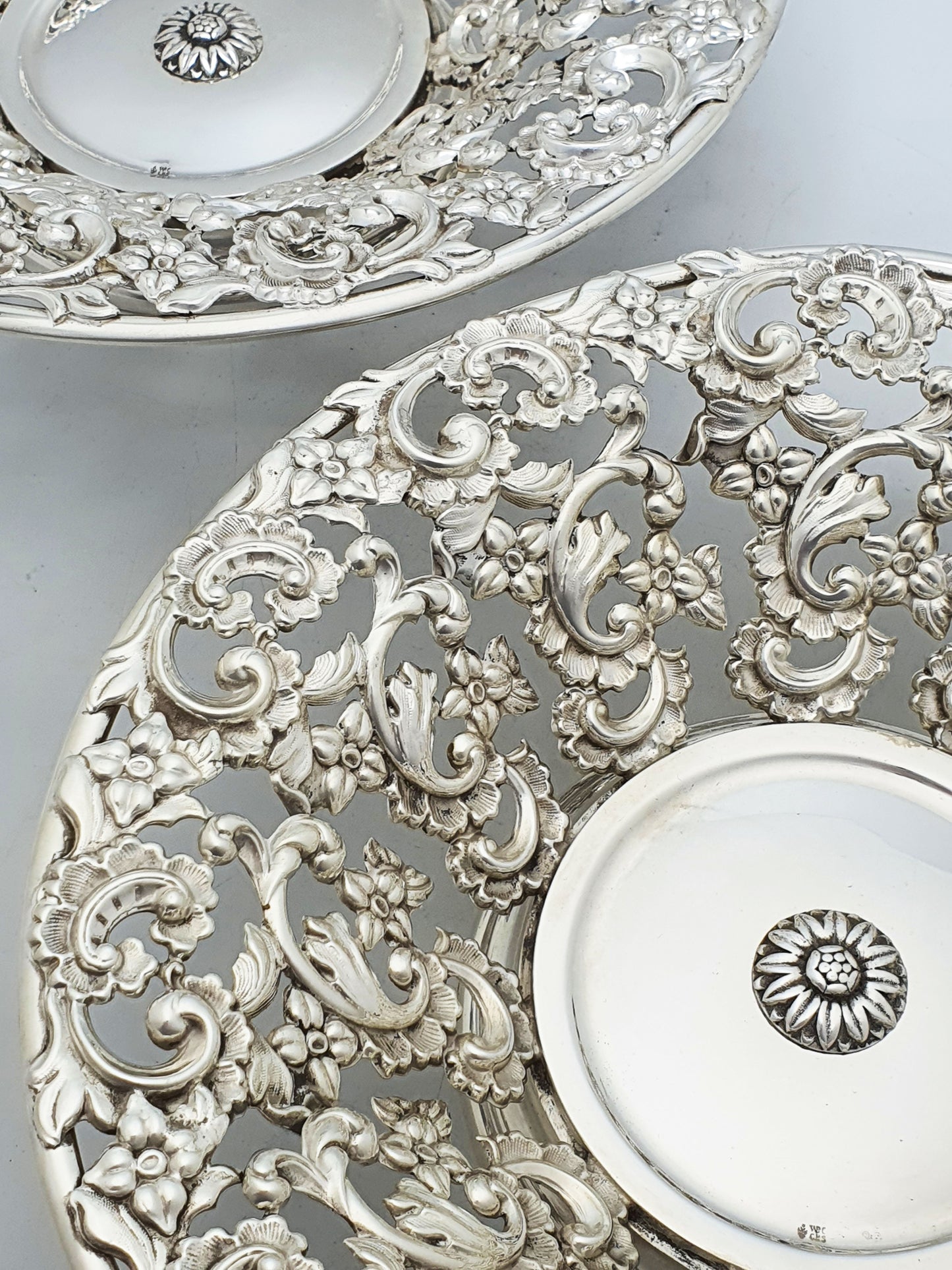 A Stunning Pair of Victorian Decorative Dishes - circa 1890