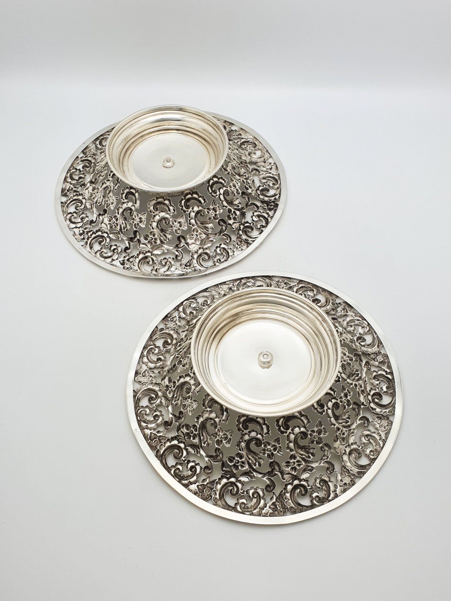A Stunning Pair of Victorian Decorative Dishes - circa 1890