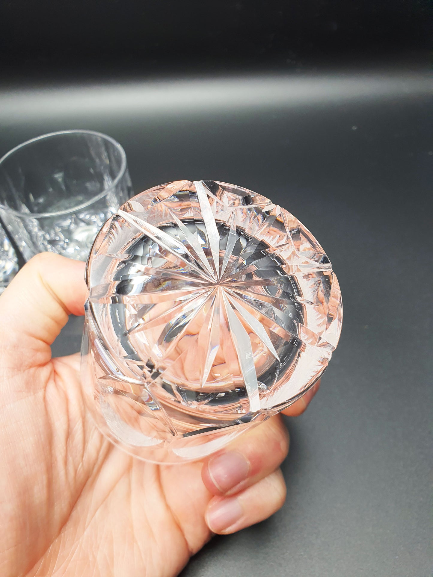 Nice Set of 5 Cut Glass Tumblers - circa 1920