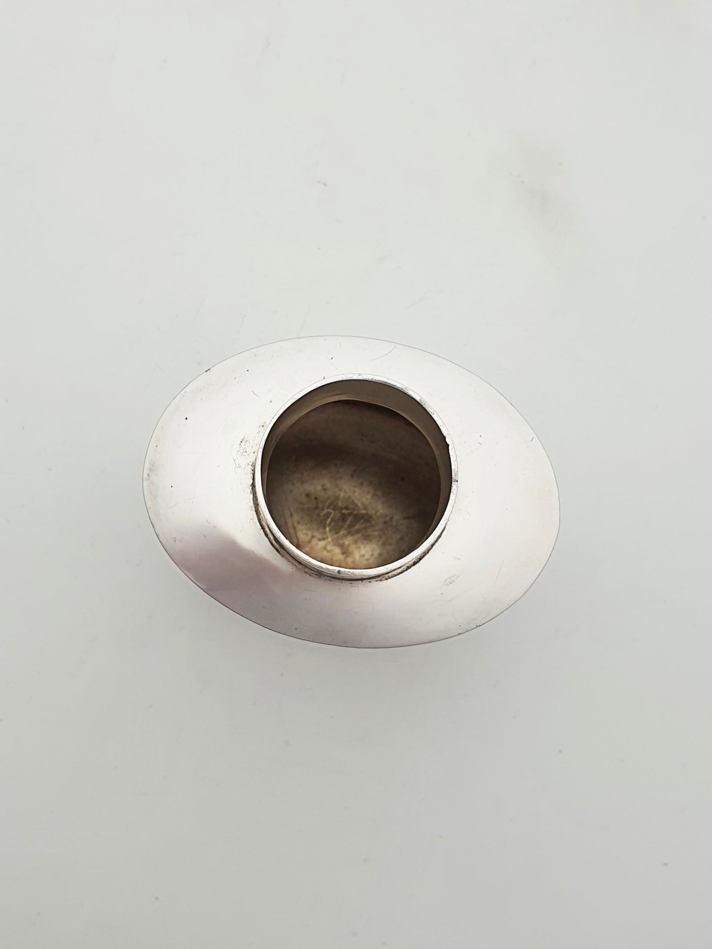 Splendid Antique Edwardian Silver Plated Tea Cannister With Crest – circa 1905