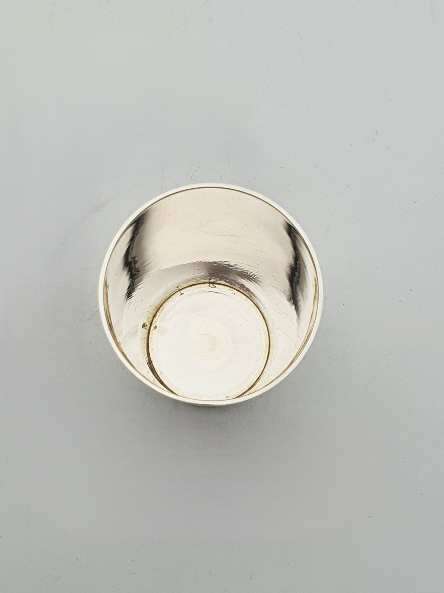 Lovely Art Deco Sterling Silver Travel Beaker With Leather Carry Case – 1930