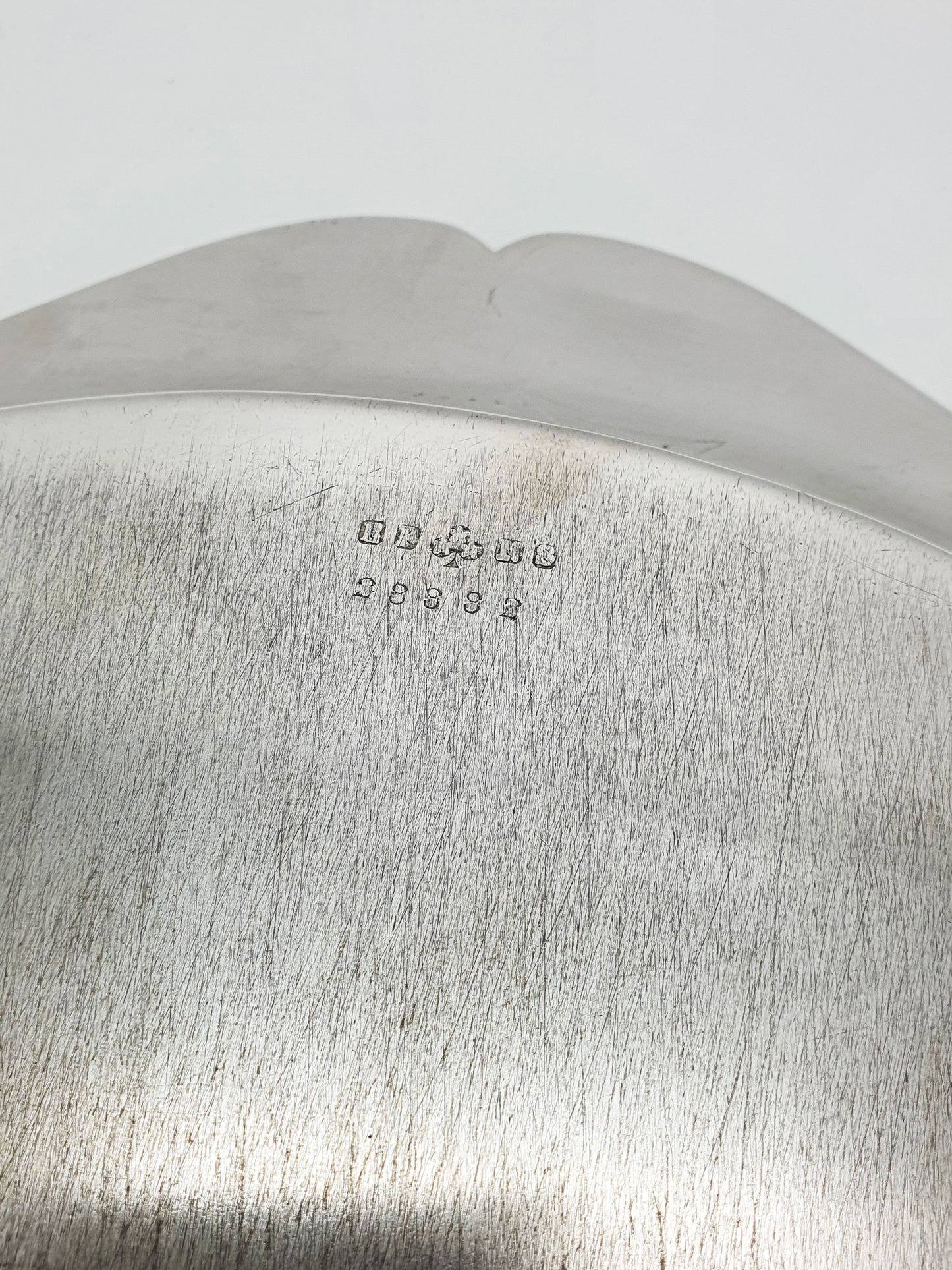 Art Deco Silver Plated Cocktail Tray With Scalloped Rim – circa 1925