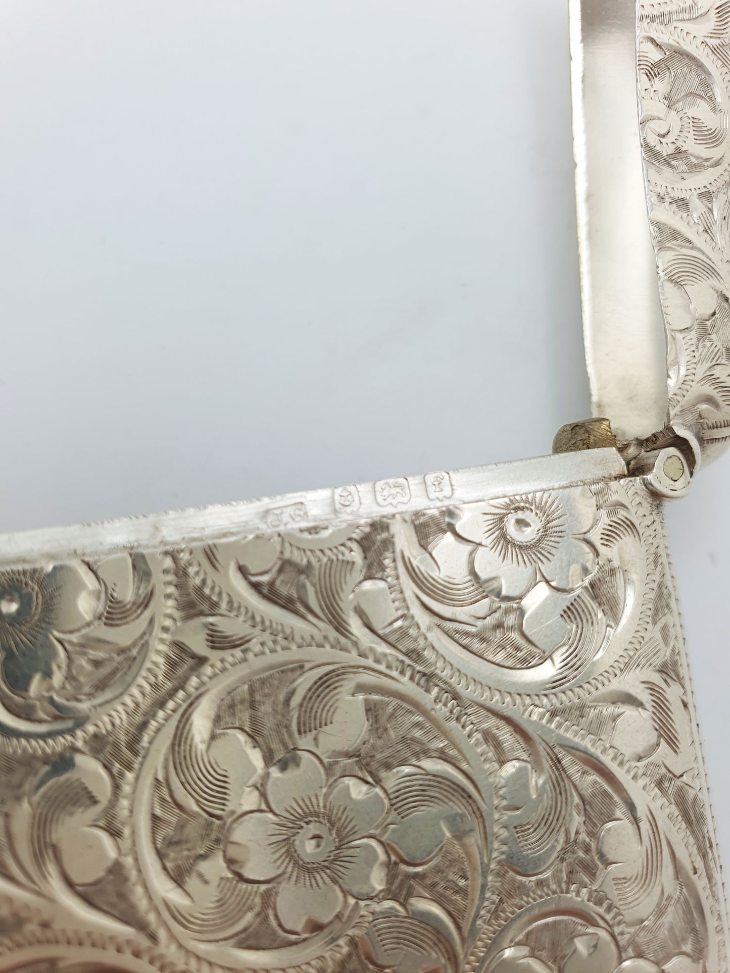 Rare Antique Sterling Silver Vesta Case With Double Photo Frames - 1905