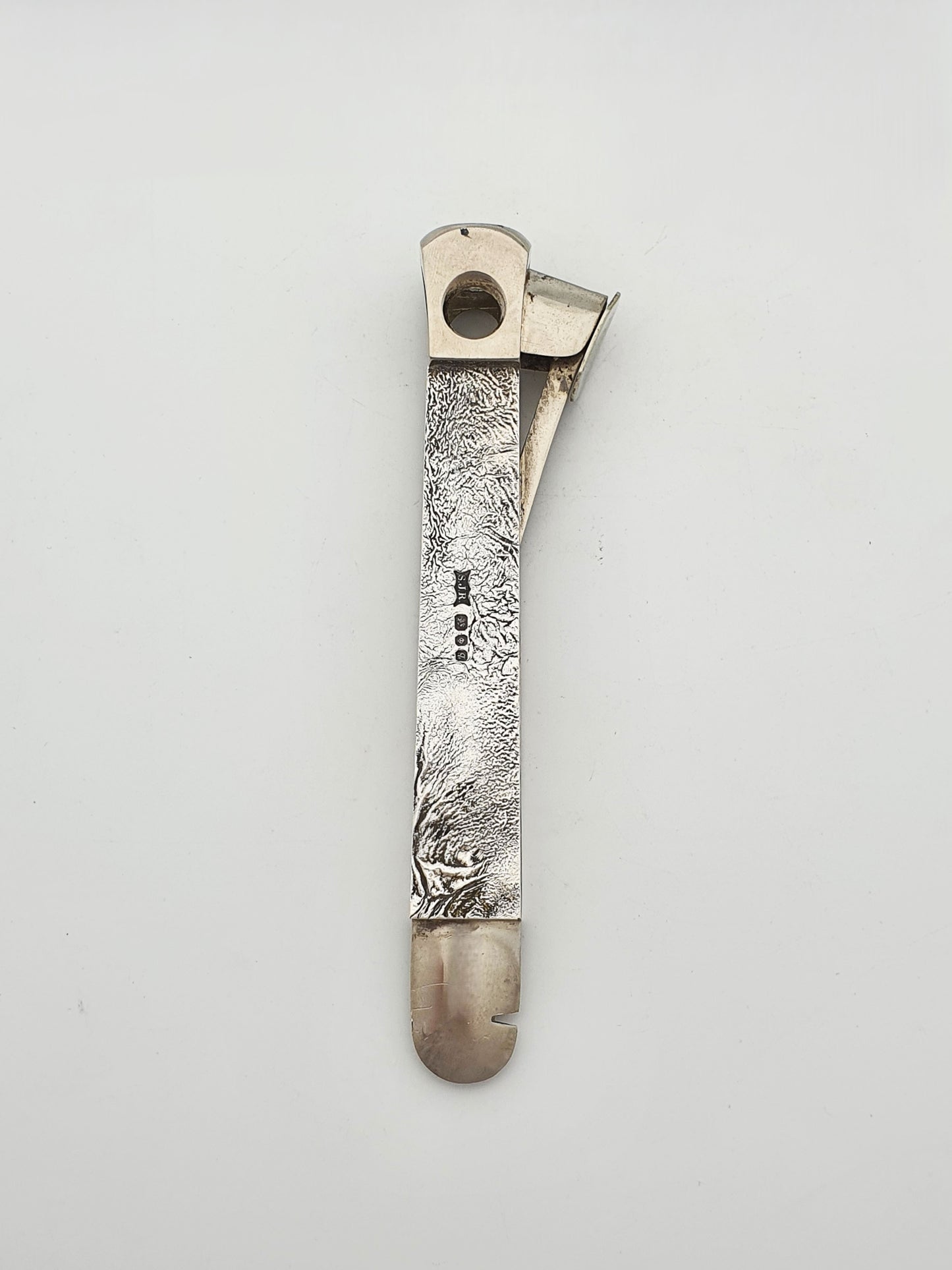 Vintage Sterling Silver Handled Cigar Cutter – London, 1971