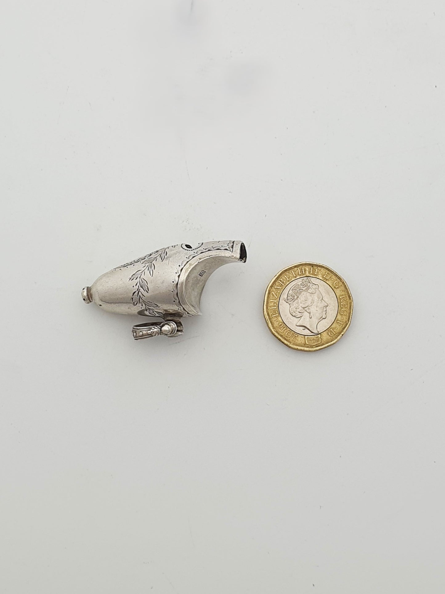 Antique Georgian Sterling Silver Whistle – circa 1790