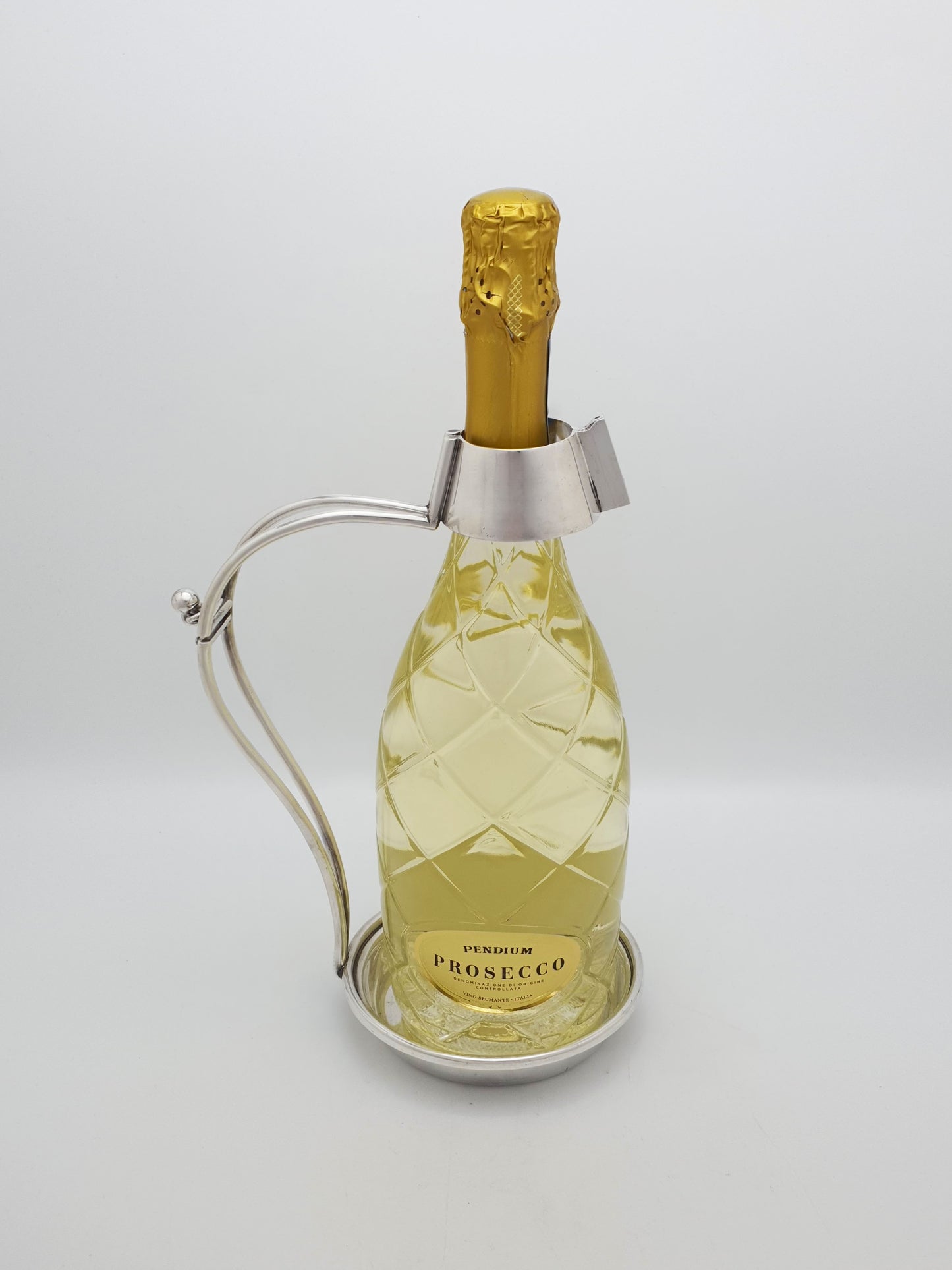 Antique Edwardian Silver Plated Wine Bottle Cradle – circa 1905