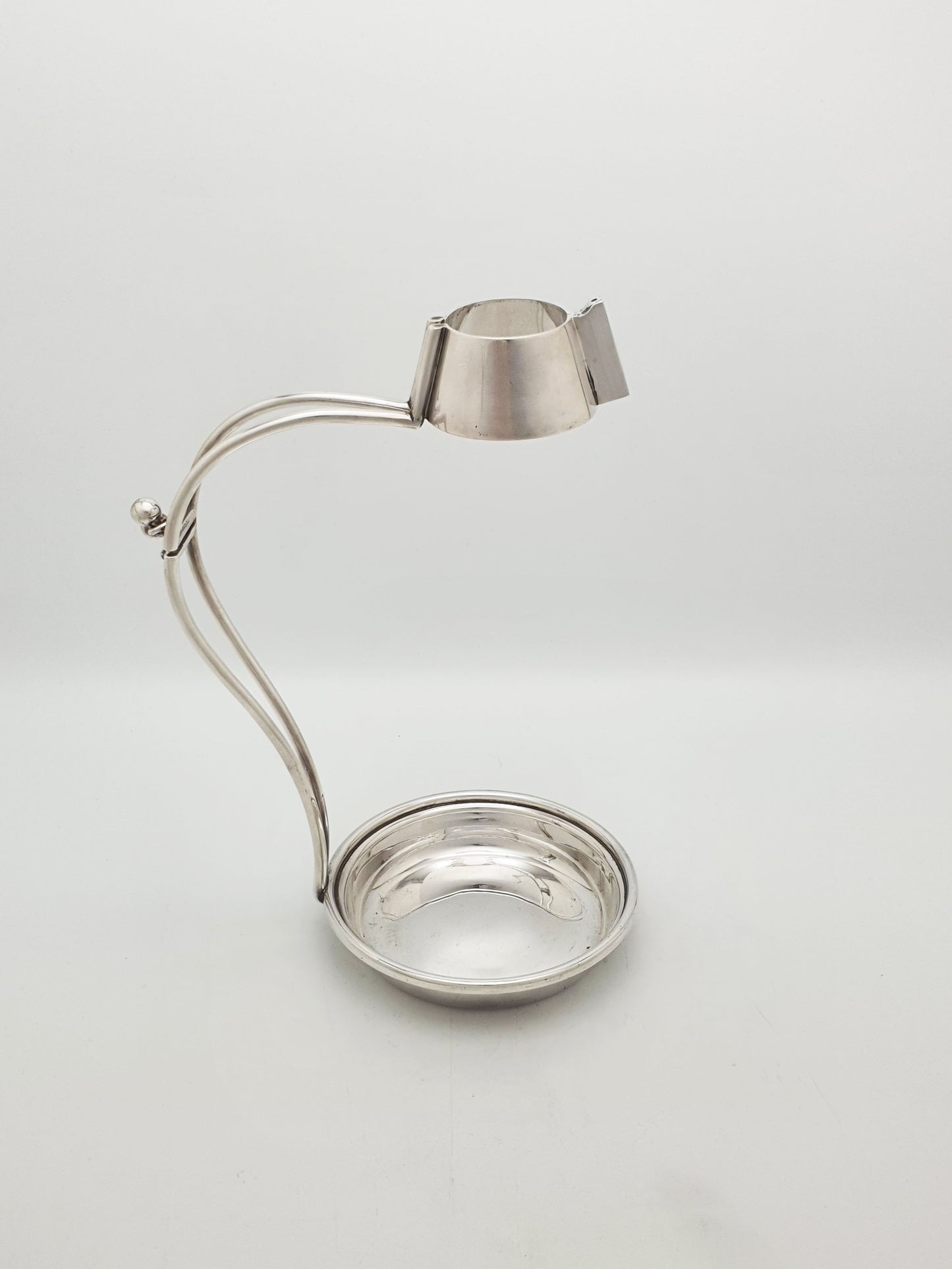 Antique Edwardian Silver Plated Wine Bottle Cradle – circa 1905
