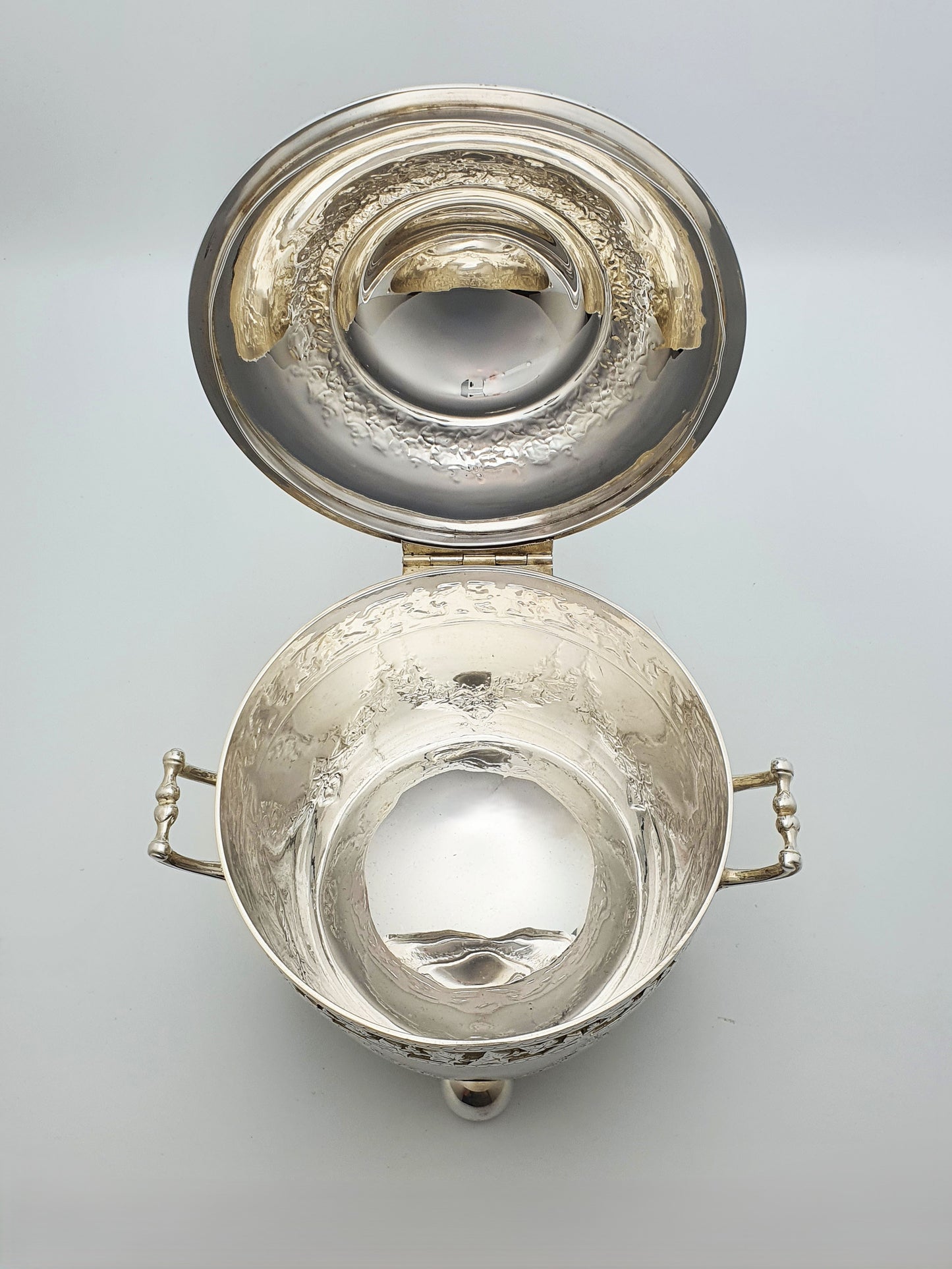 Antique Victorian Large Silver Plated Biscuit Box – circa 1880