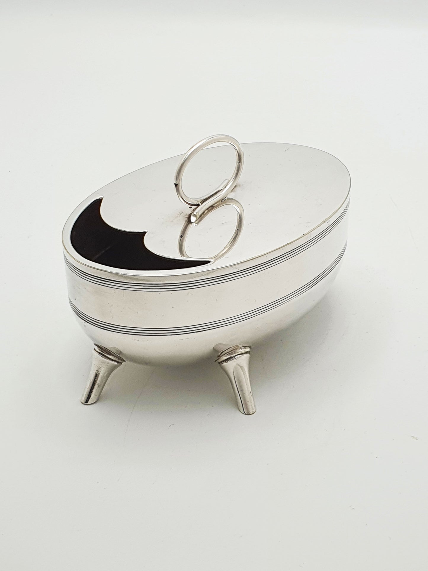 Antique Silver Plated Oval Spoon Warmer Christopher Dresser Style – circa 1890