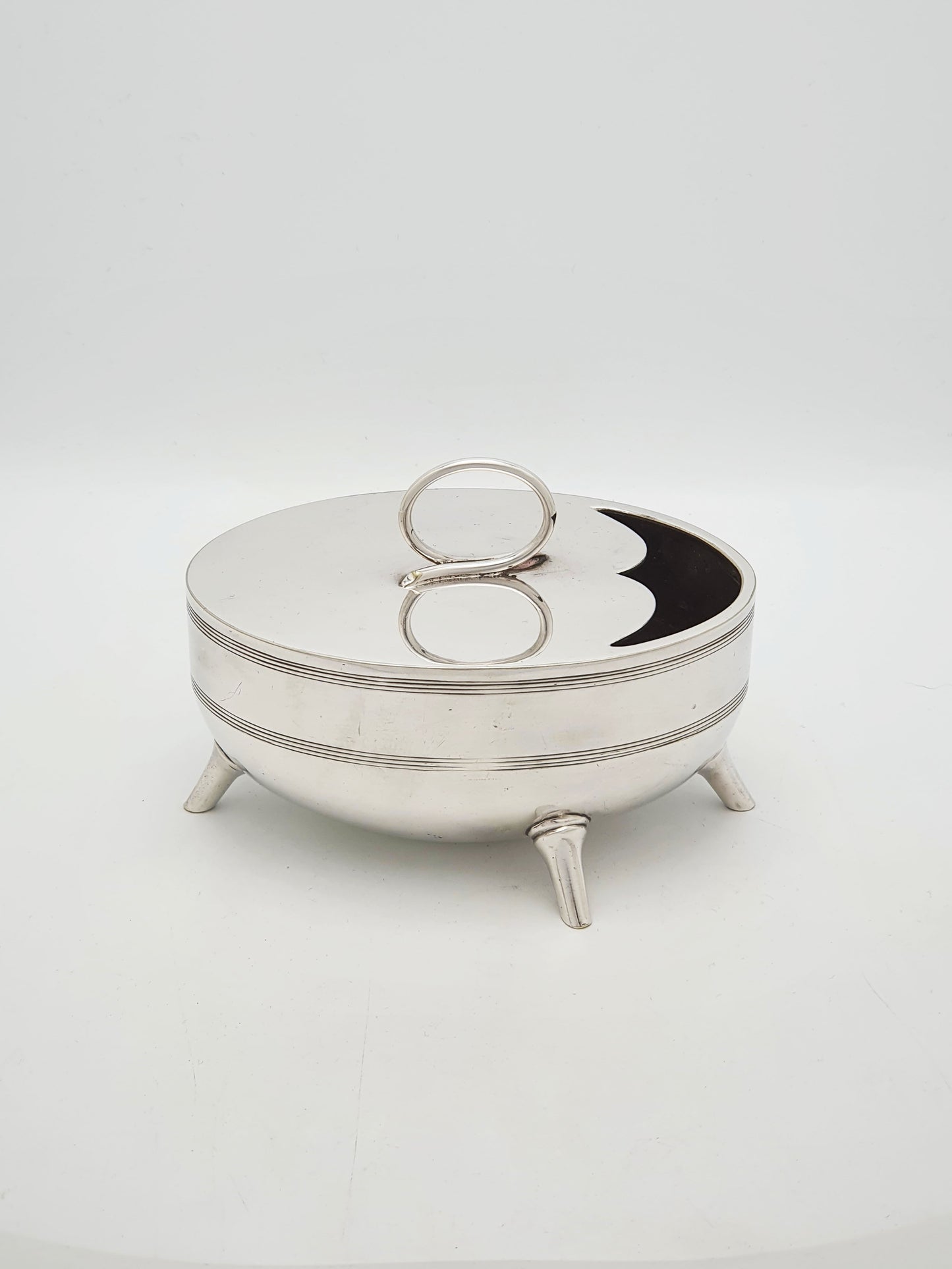 Antique Silver Plated Oval Spoon Warmer Christopher Dresser Style – circa 1890