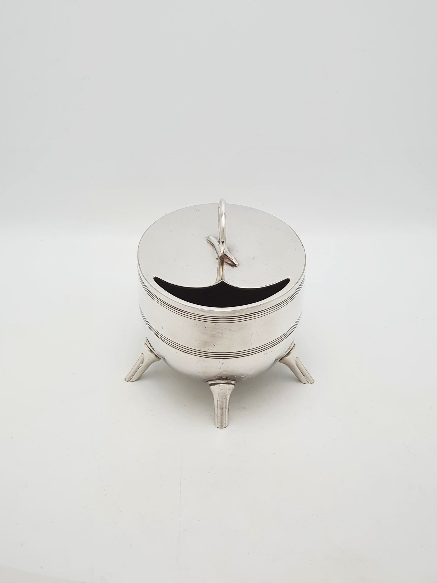 Antique Silver Plated Oval Spoon Warmer Christopher Dresser Style – circa 1890