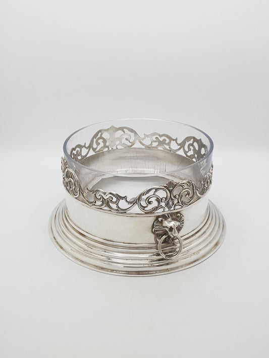 Large Antique Silver-Plated Centrepiece With Lion Masks – circa 1920
