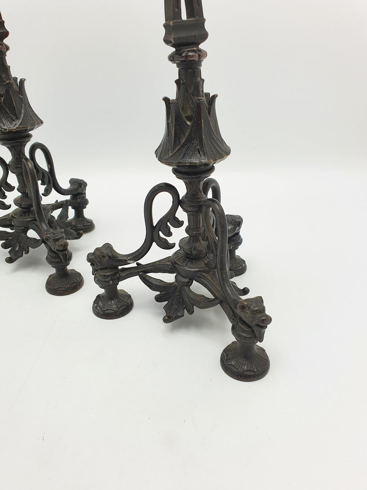 Splendid Pair of Italian Grand Tour Bronze Candelabra – circa 1870