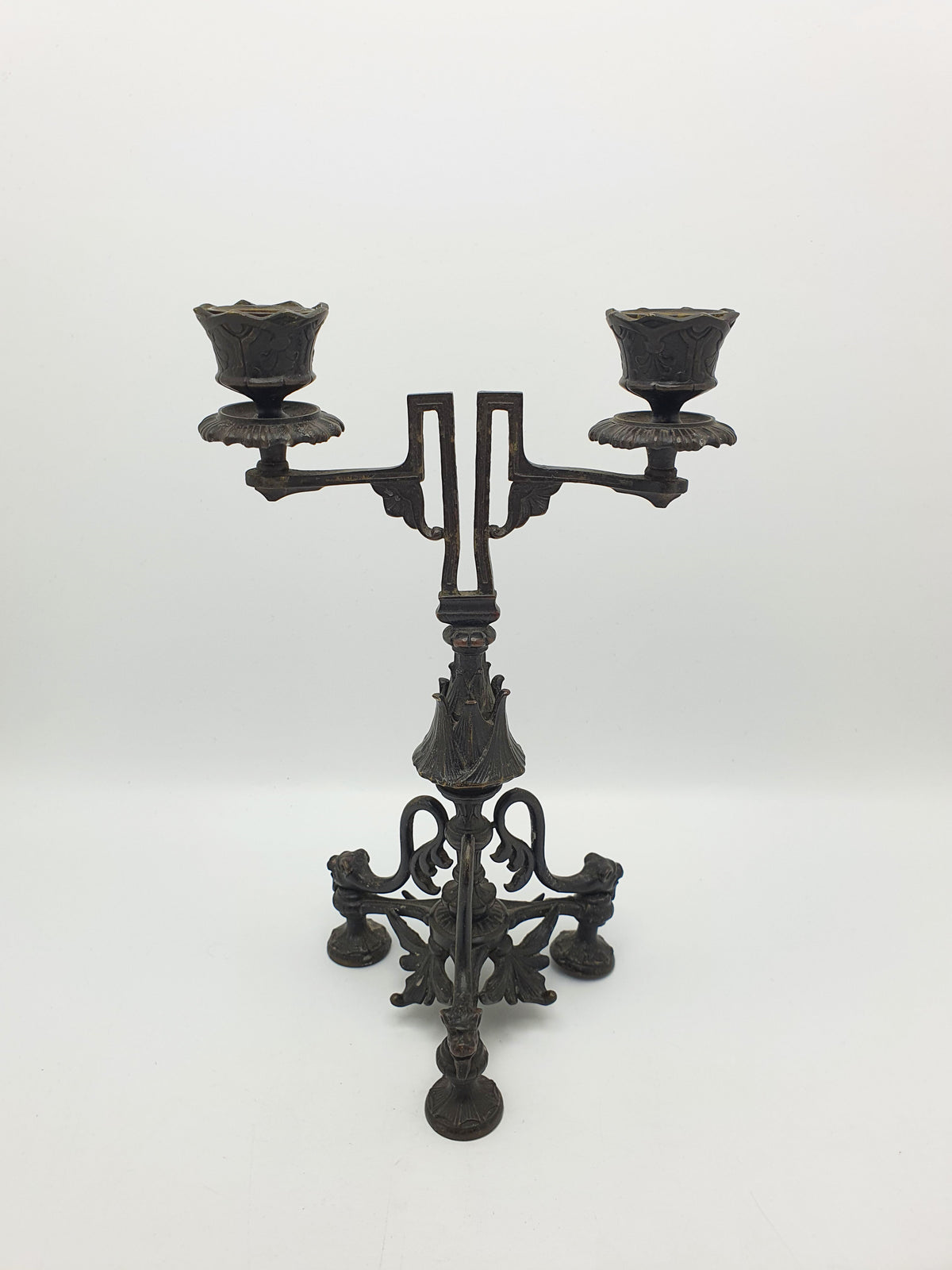 Splendid Pair of Italian Grand Tour Bronze Candelabra – circa 1870