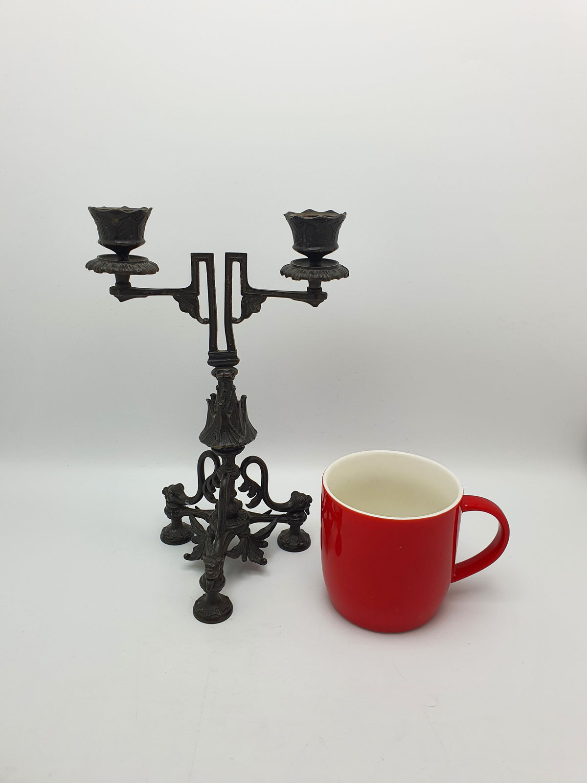 Splendid Pair of Italian Grand Tour Bronze Candelabra – circa 1870