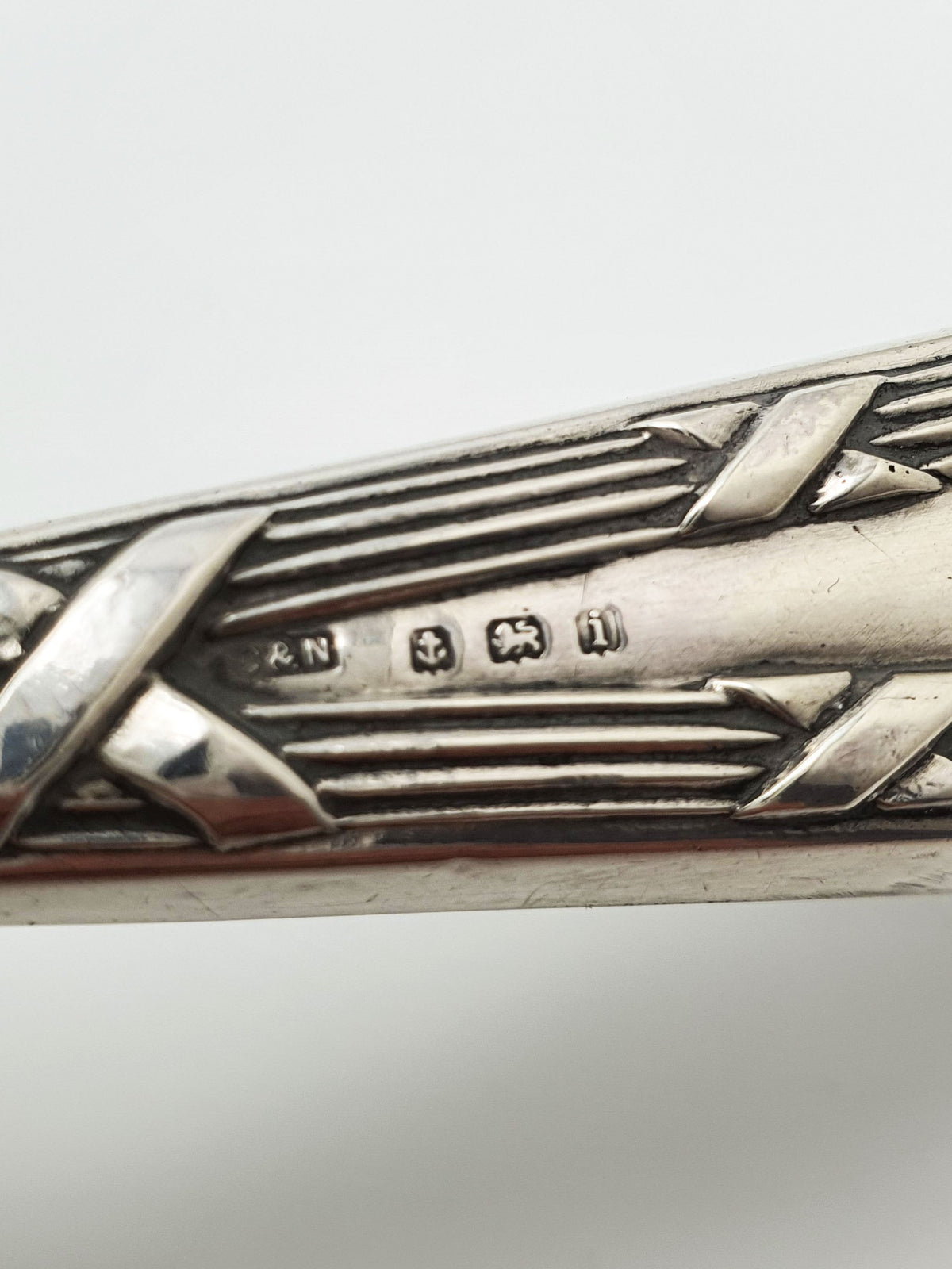 Antique Edwardian Sterling Silver Rectangular Magnifying Glass - 1908