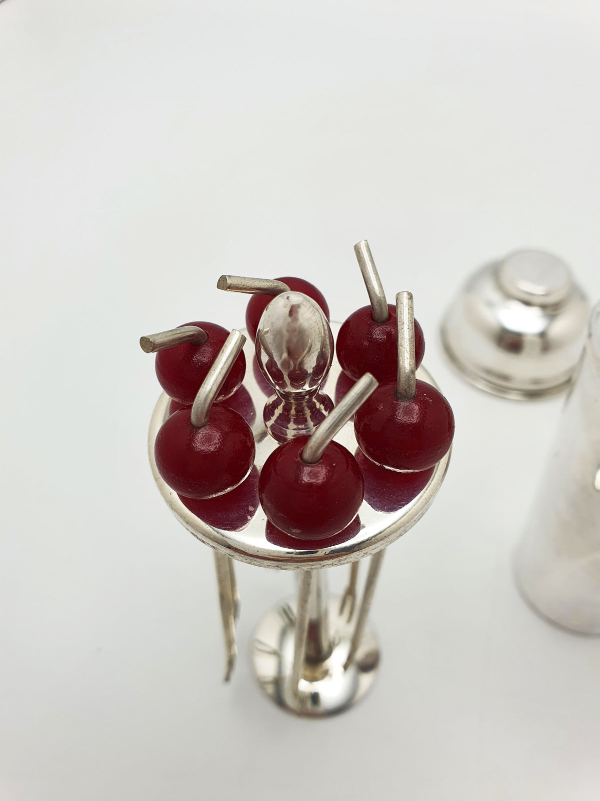 Lovely Vintage Silver-Plated Cocktail Stick Set – circa 1950